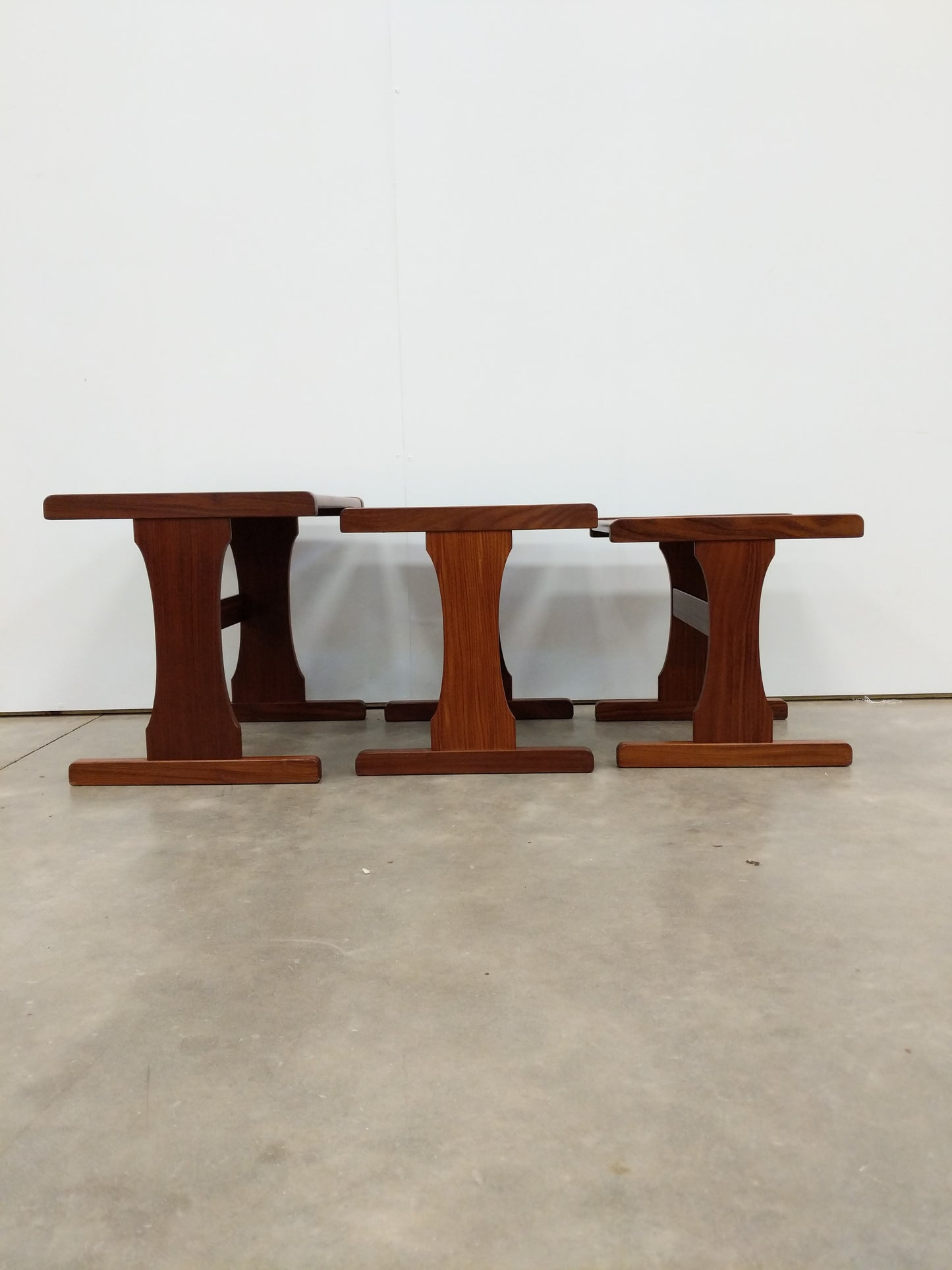 Set of Vintage Mid Century Modern Teak Nesting Tables by G Plan