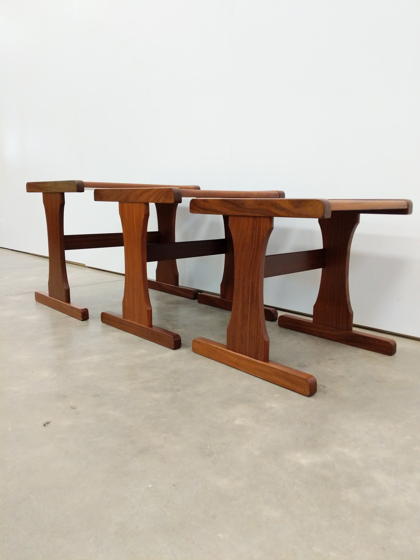 Set of Vintage Mid Century Modern Teak Nesting Tables by G Plan