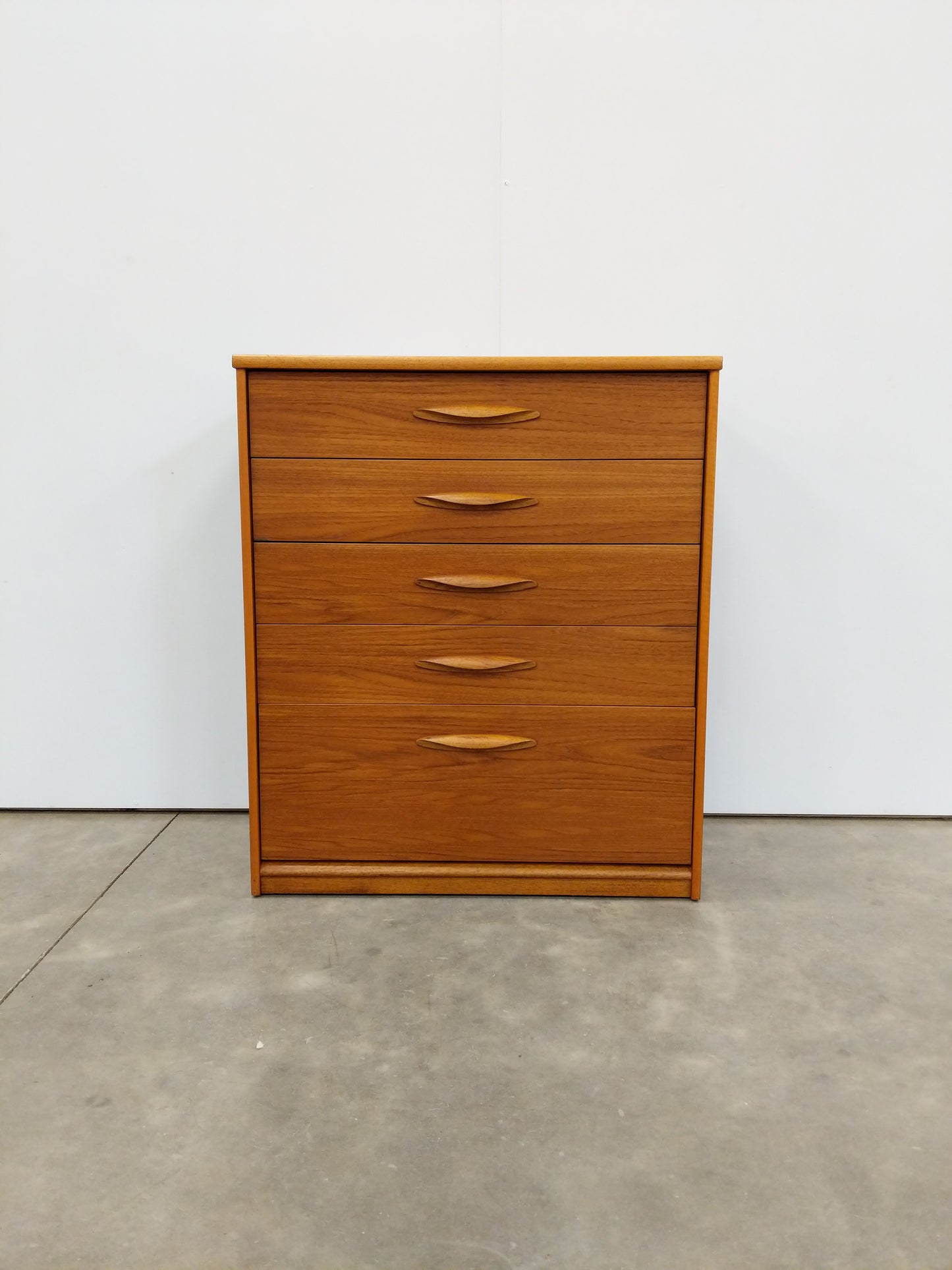 Vintage Mid Century Modern Teak Dresser