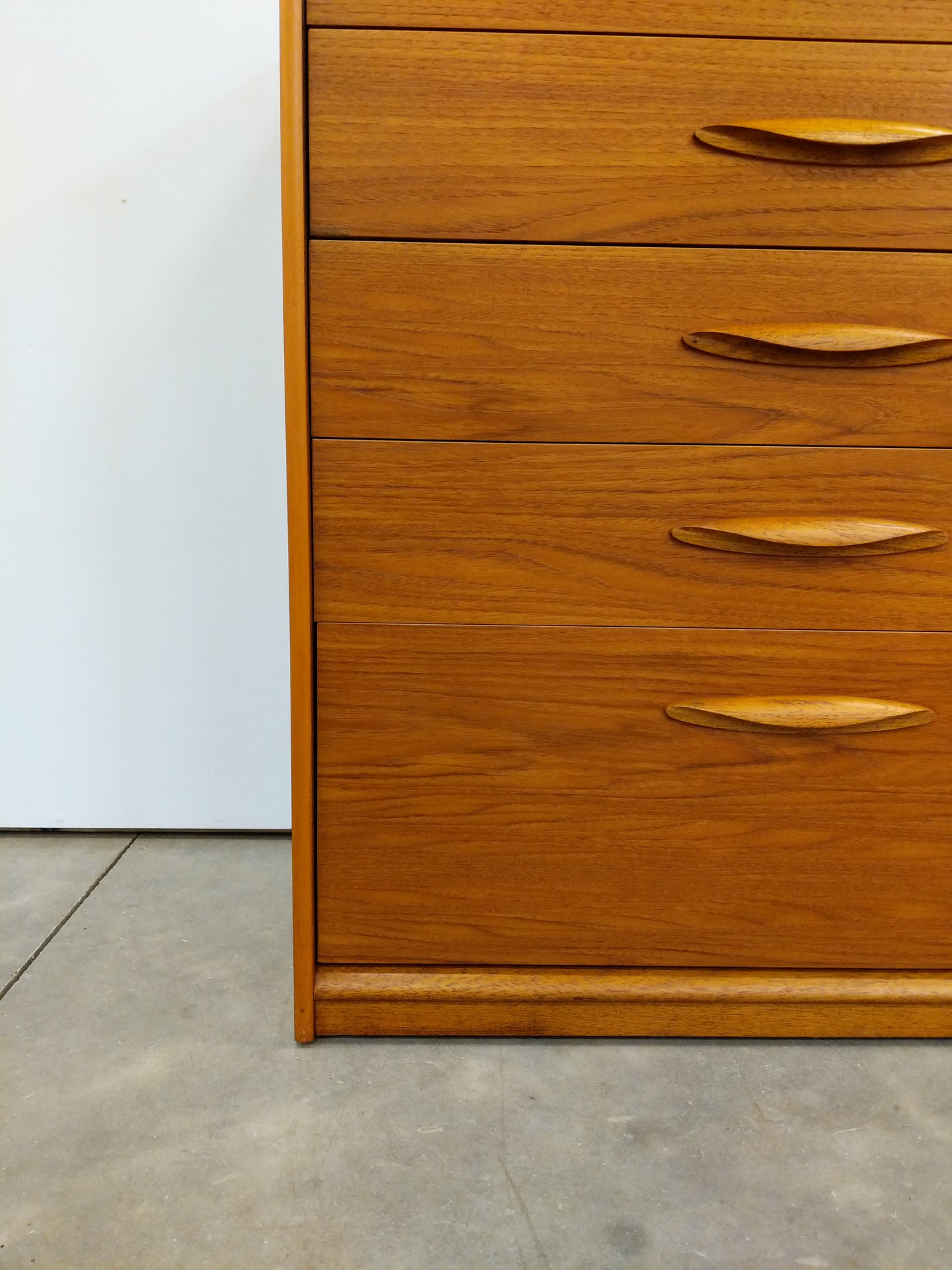 Vintage Mid Century Modern Teak Dresser