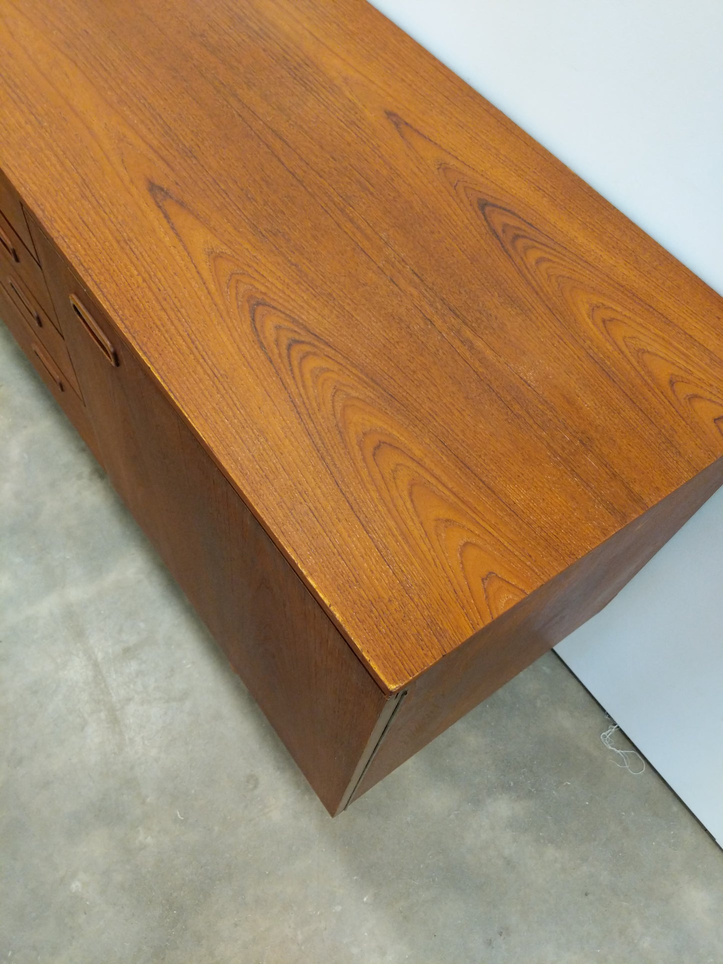 Vintage Mid Century Modern Teak Credenza by Validity Furniture