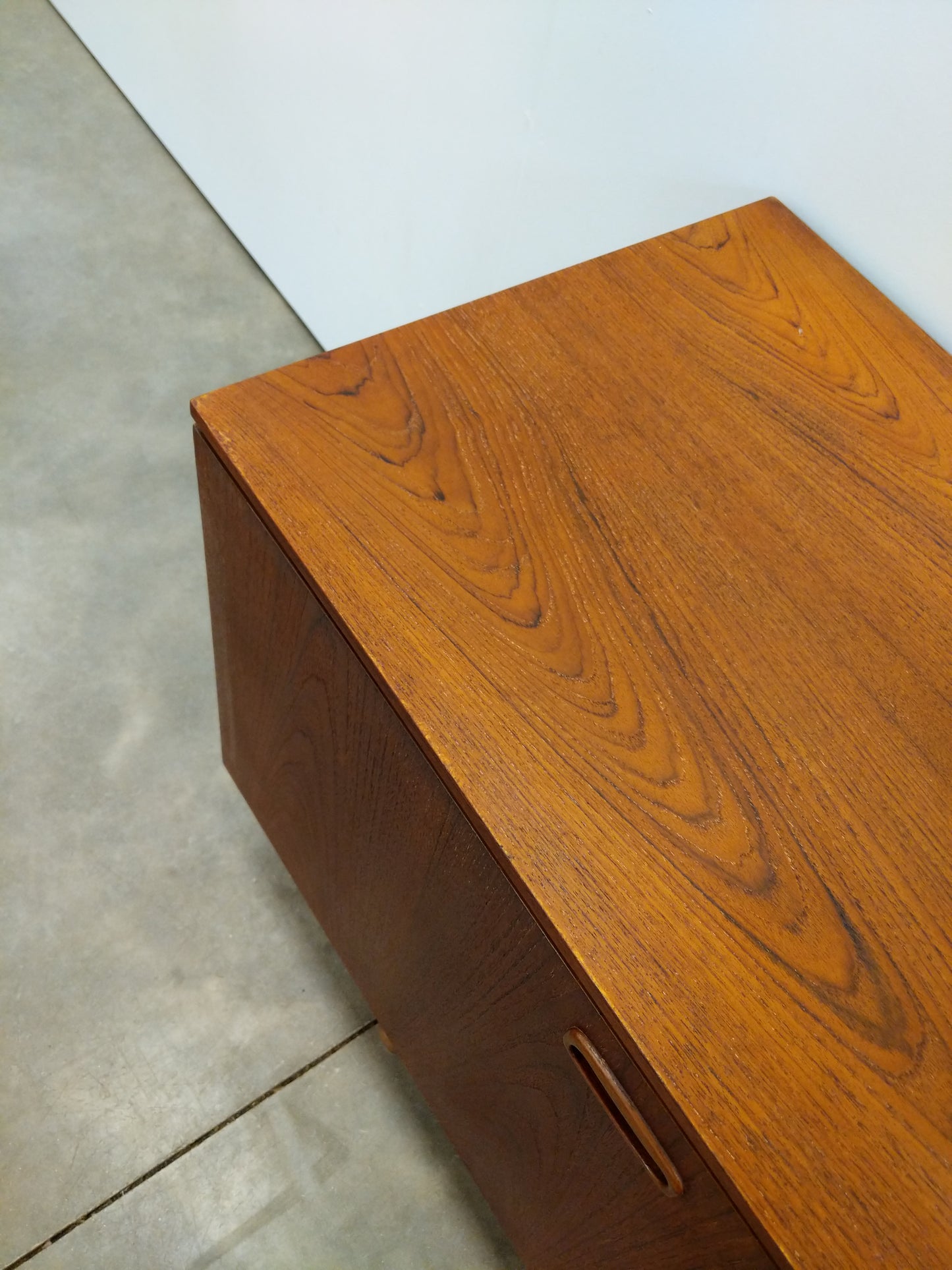 Vintage Mid Century Modern Teak Credenza by Validity Furniture