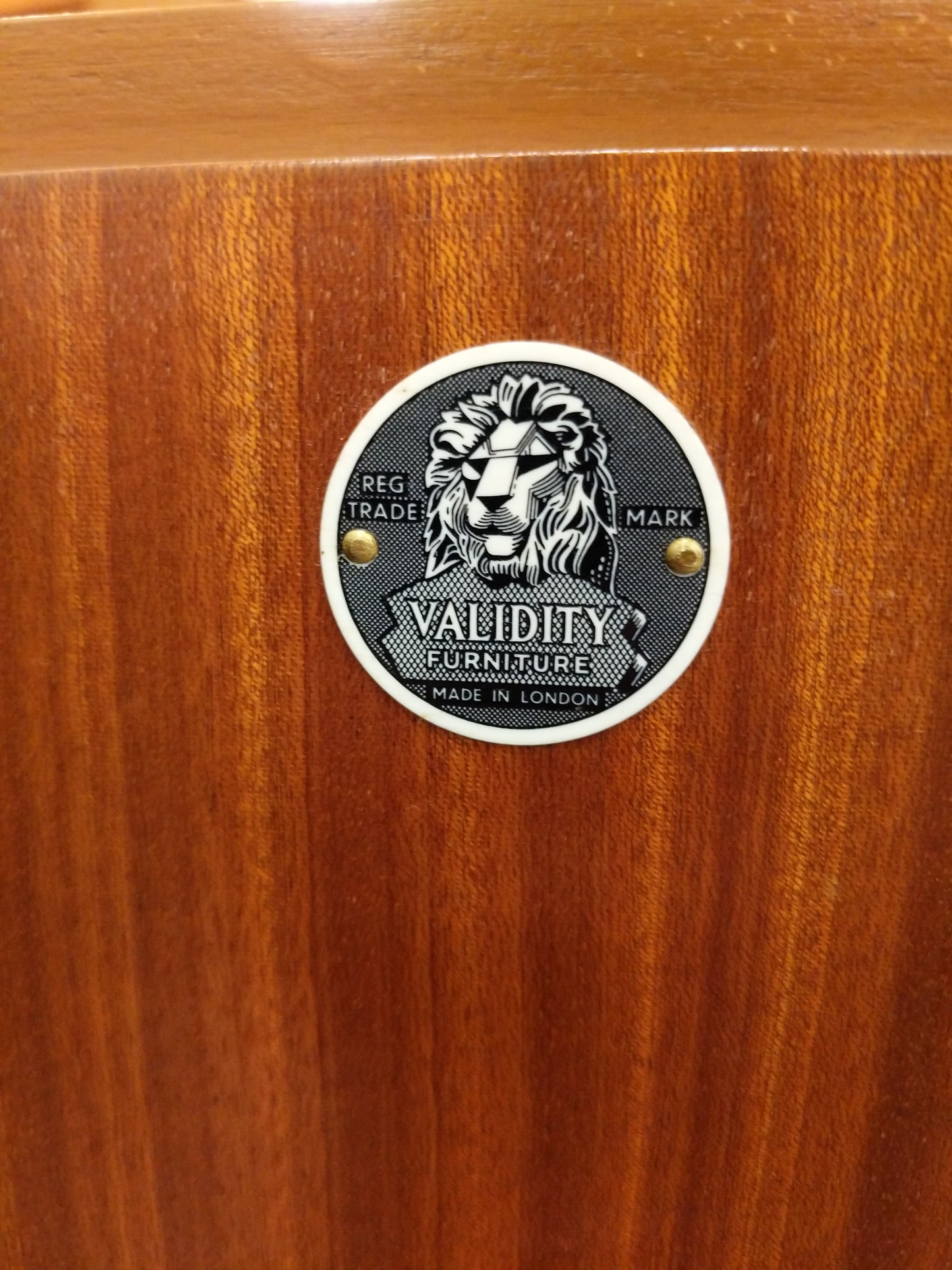Vintage Mid Century Modern Teak Credenza by Validity Furniture
