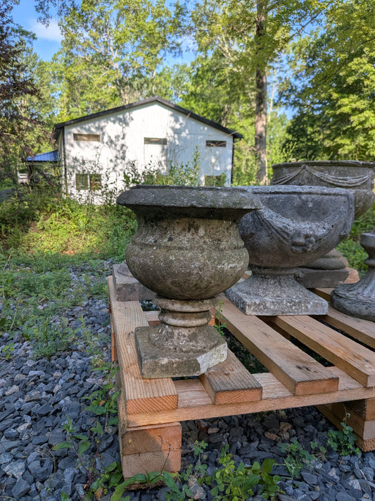 British Cast Stone Planter / Jardiniere