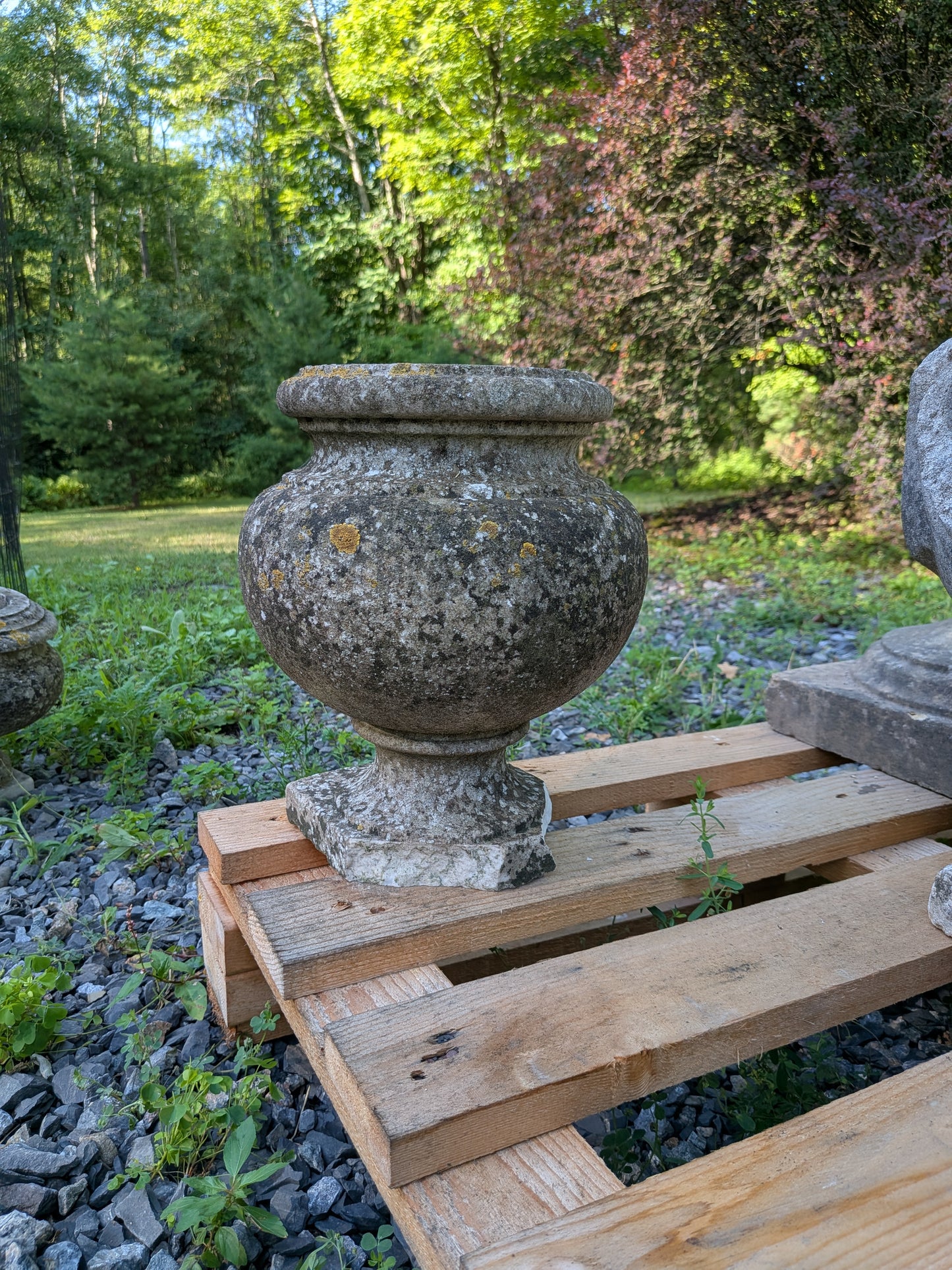 British Cast Stone Planter / Jardiniere