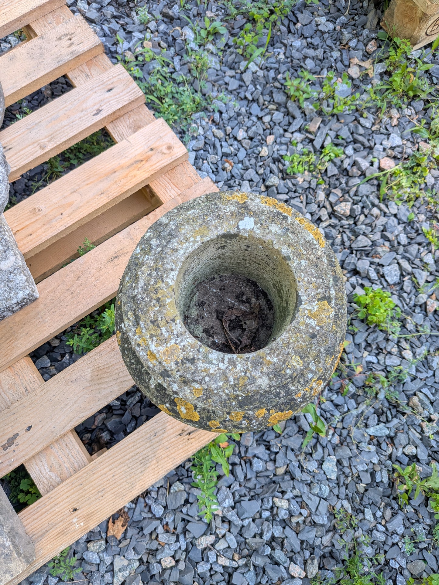 British Cast Stone Planter / Jardiniere