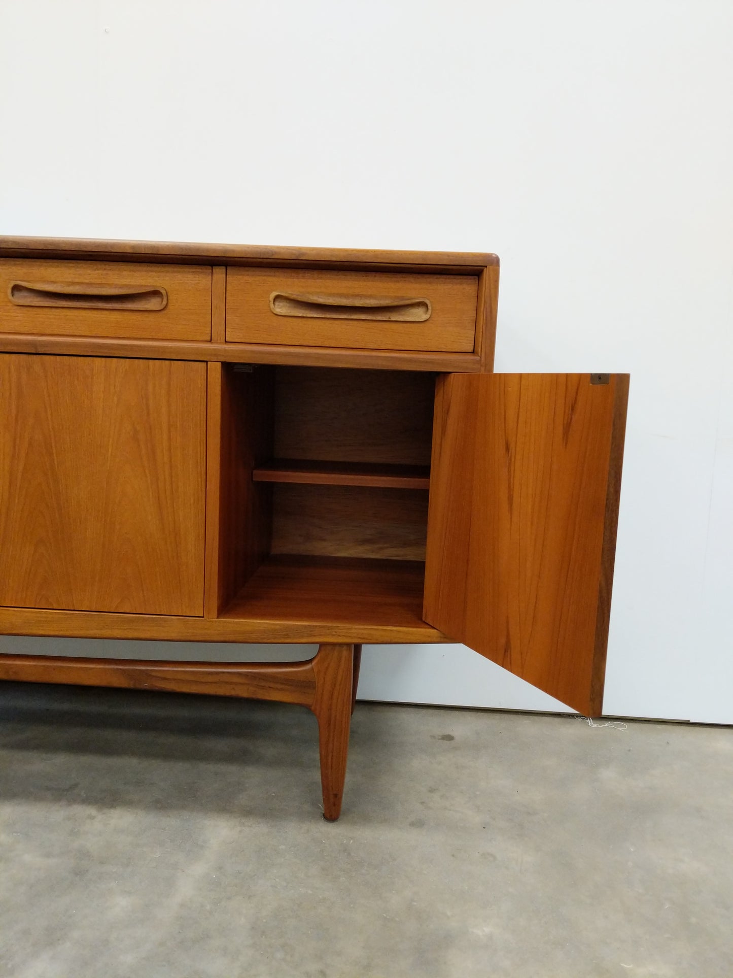 Vintage Mid Century Modern Teak Credenza by G Plan