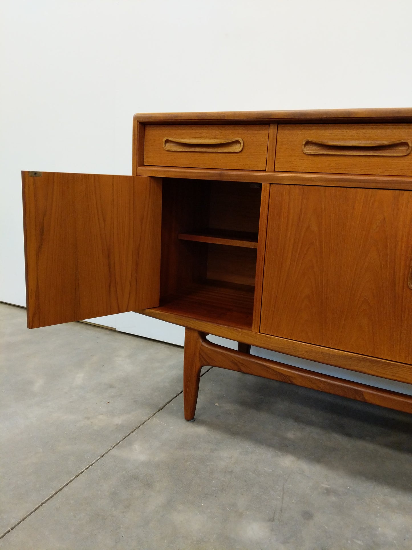 Vintage Mid Century Modern Teak Credenza by G Plan