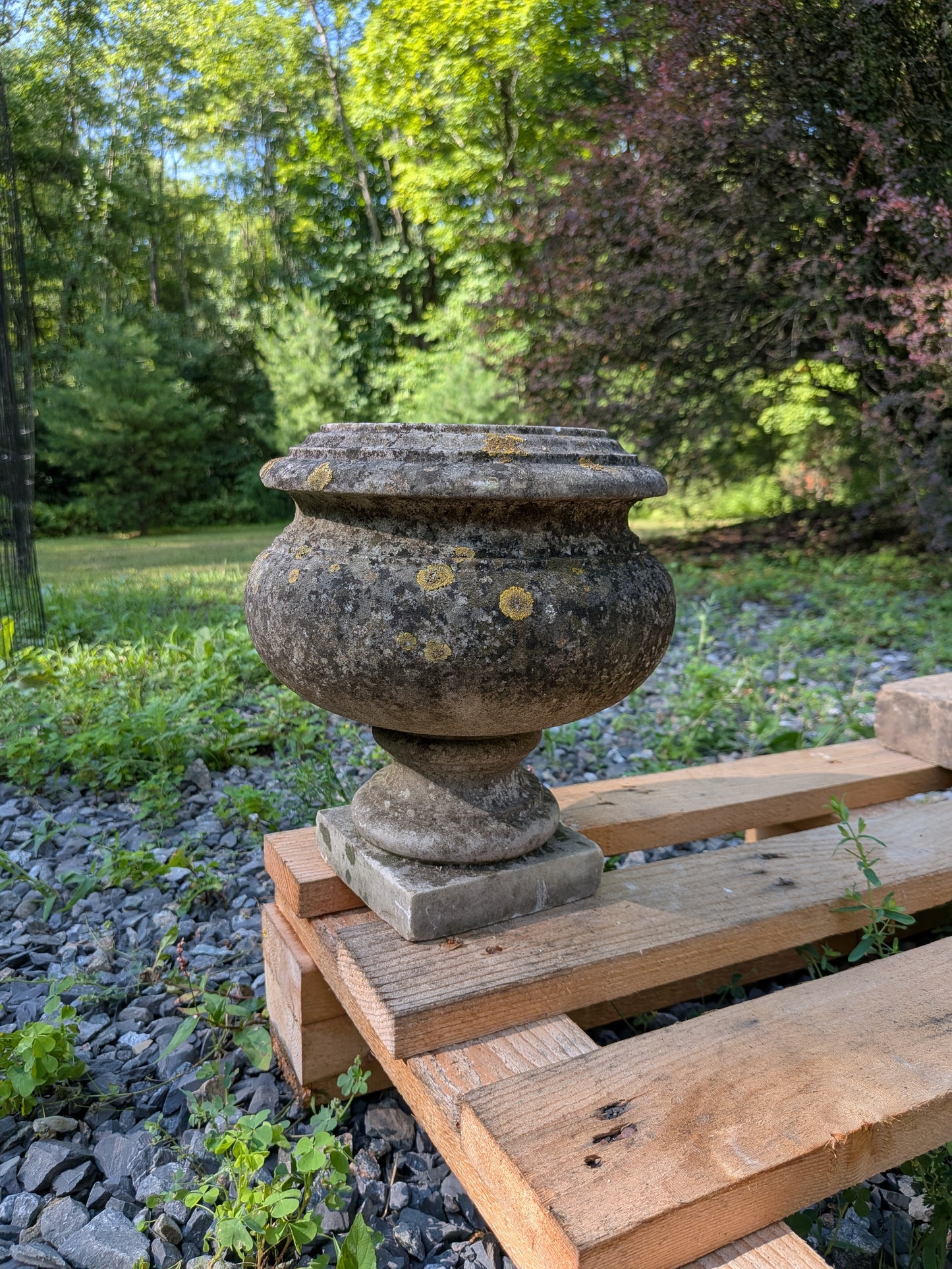 British Cast Stone Planter / Jardiniere