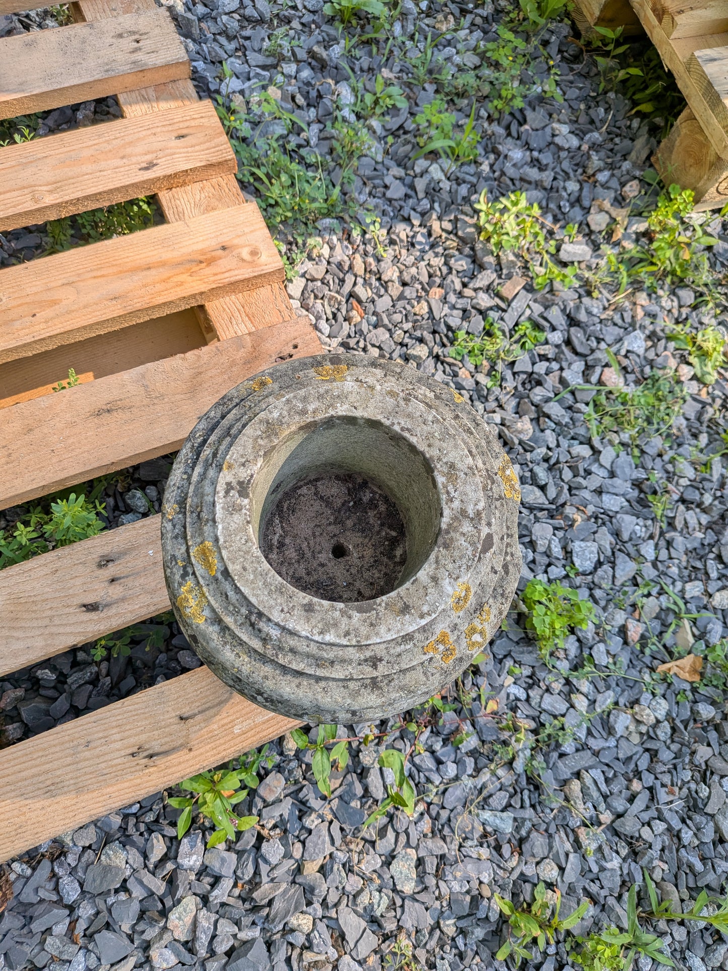British Cast Stone Planter / Jardiniere