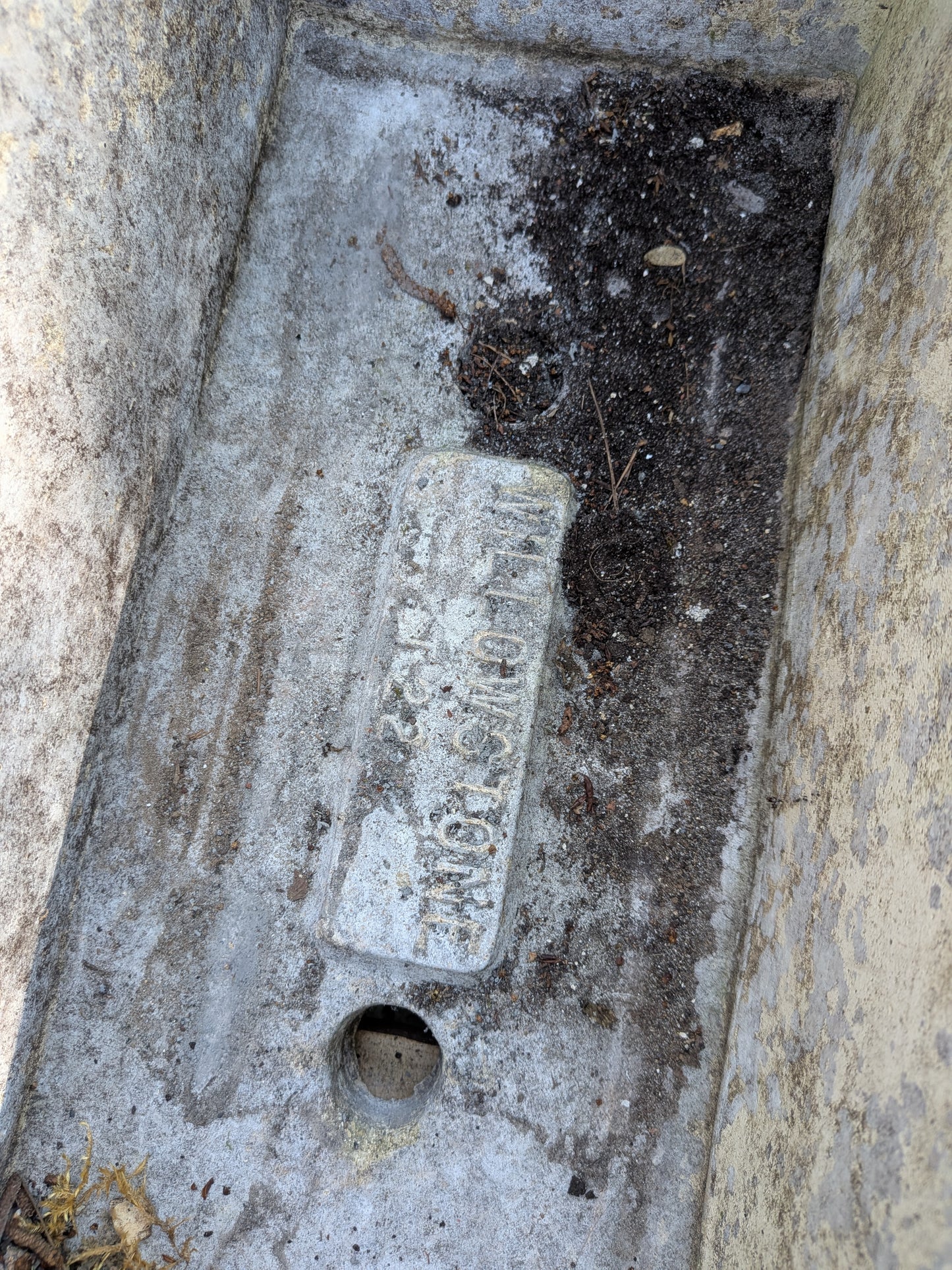British Cast Stone Planter / Jardiniere