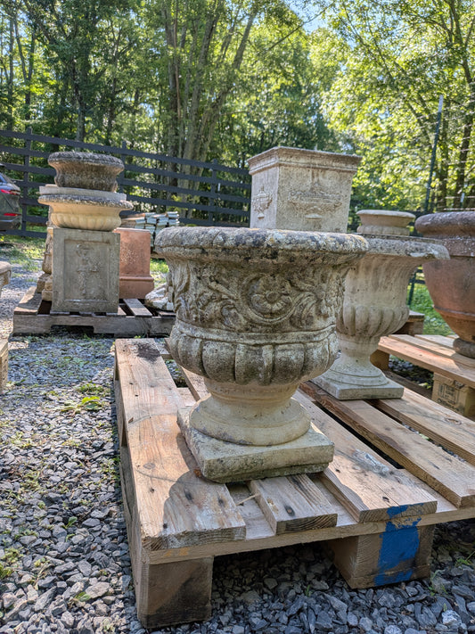 British Cast Stone Planter / Jardiniere