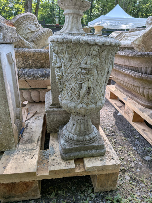 British Cast Stone Planter / Jardiniere