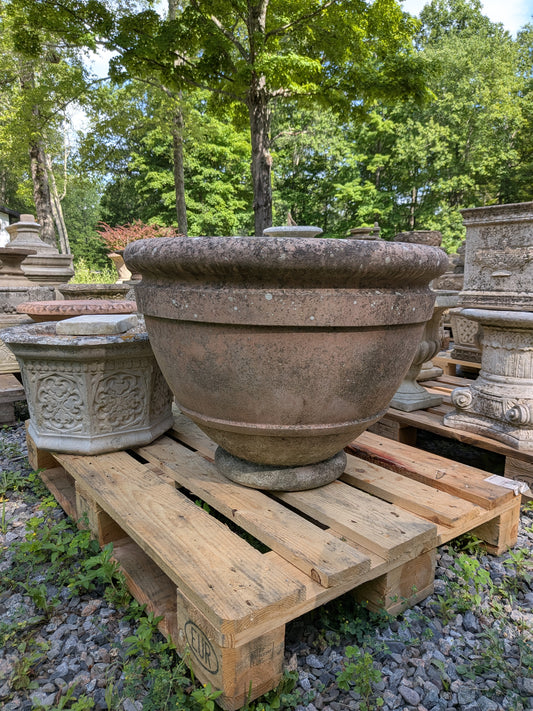 British Cast Stone Planter / Jardiniere