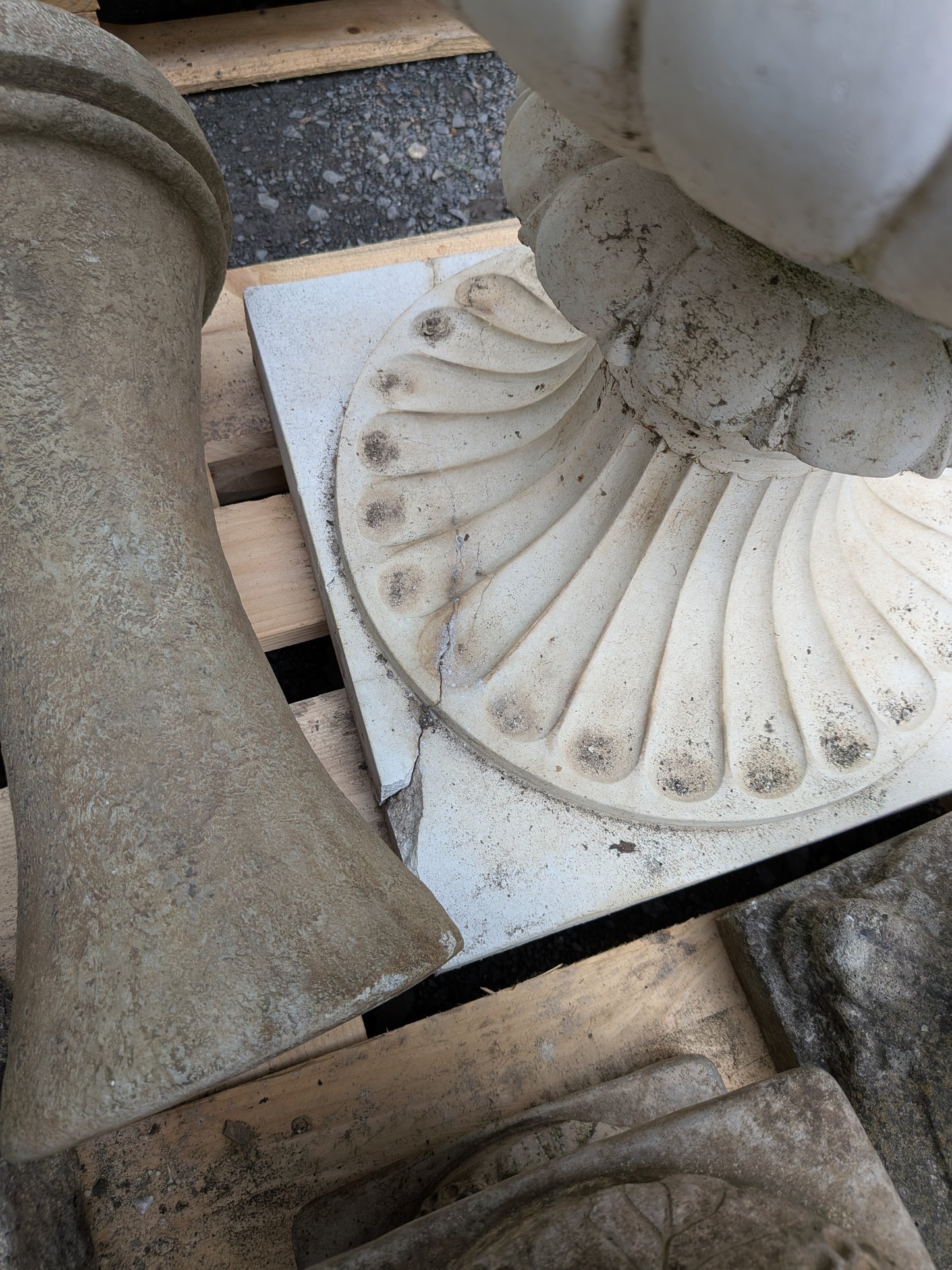 Italian Cast Stone Planter / Jardiniere
