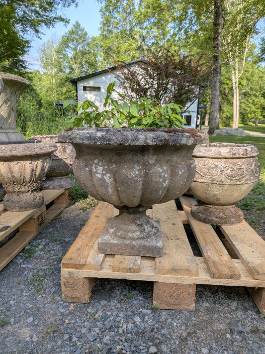 British Cast Stone Planter / Jardiniere