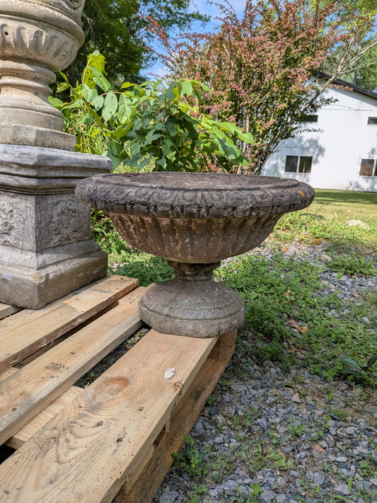 British Cast Stone Planter / Jardiniere