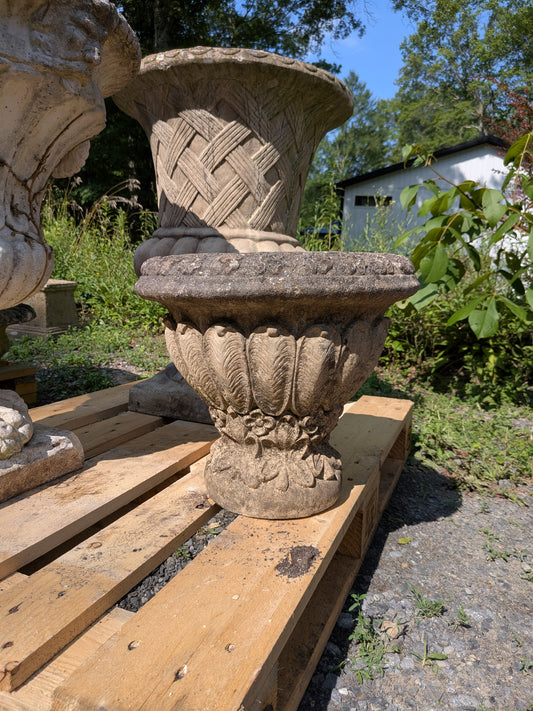 British Cast Stone Planter / Jardiniere