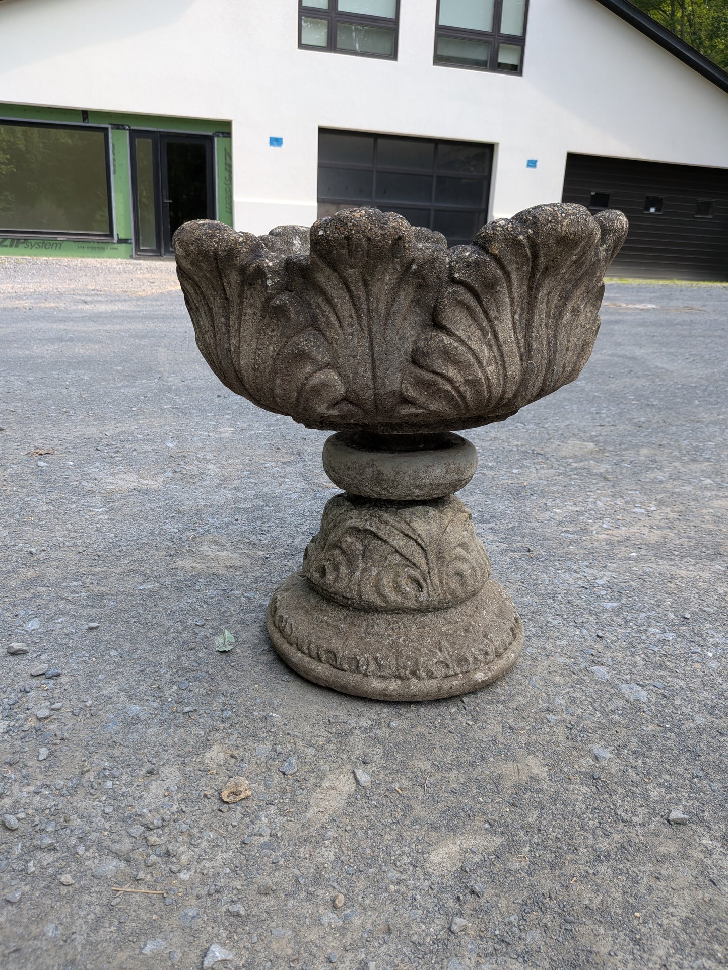 British Cast Stone Planter / Jardiniere