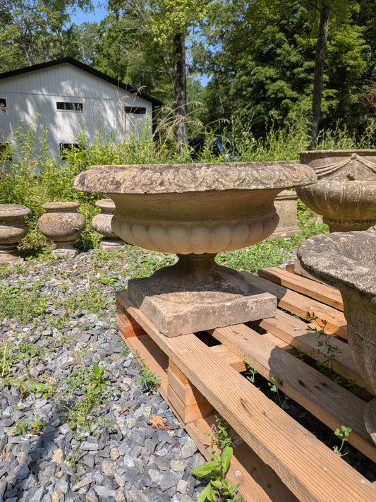 British Cast Stone Planter / Jardiniere