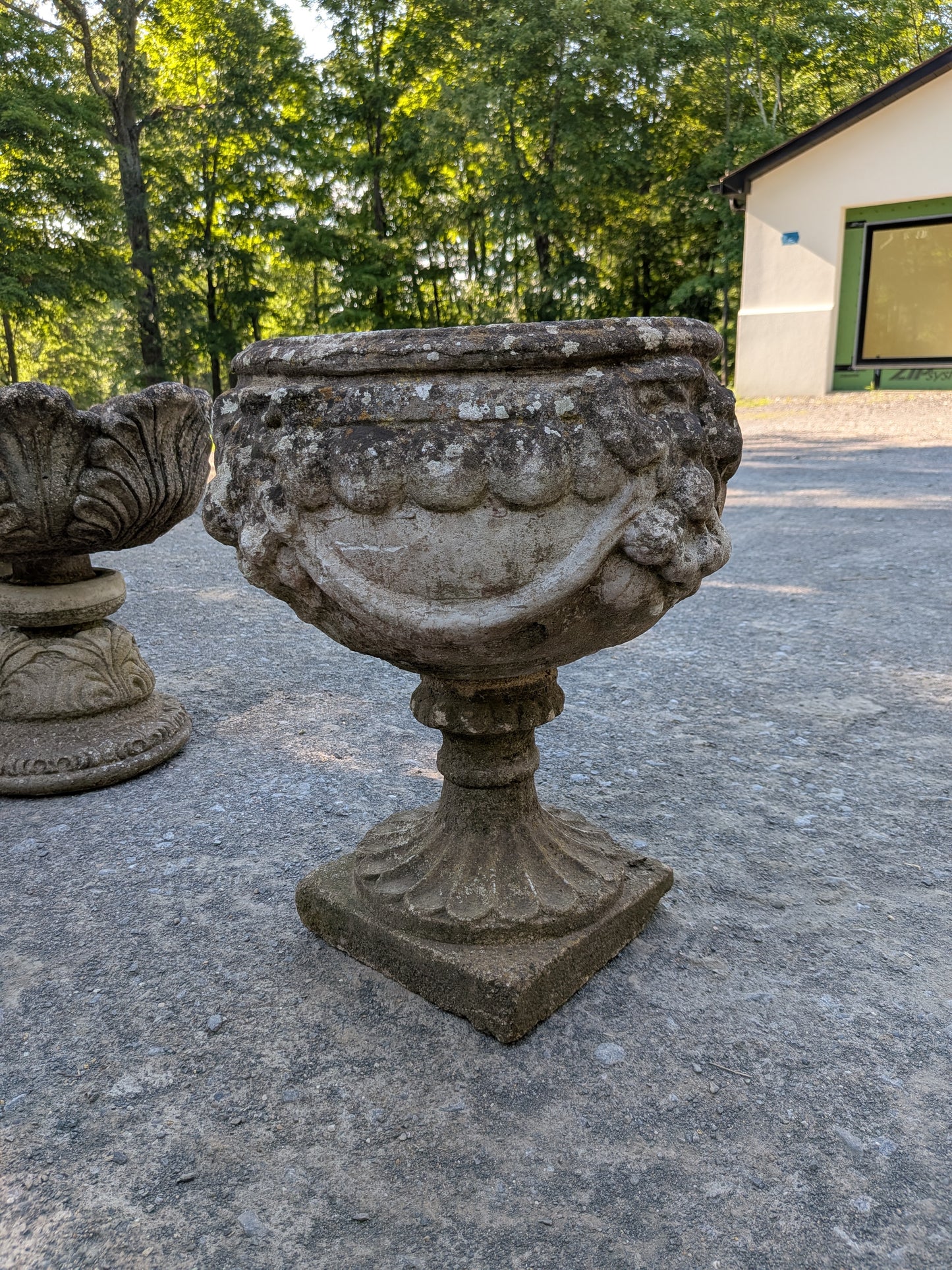 British Cast Stone Planter / Jardiniere