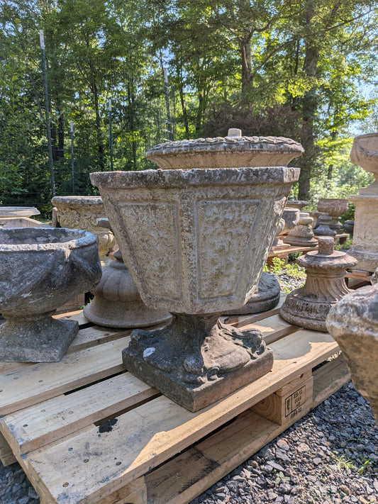 British Cast Stone Planter / Jardiniere