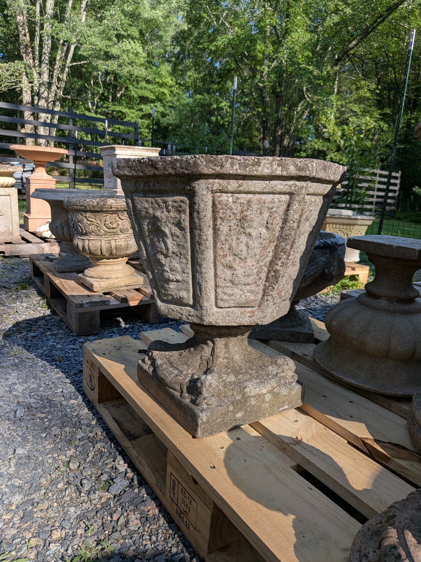 British Cast Stone Planter / Jardiniere