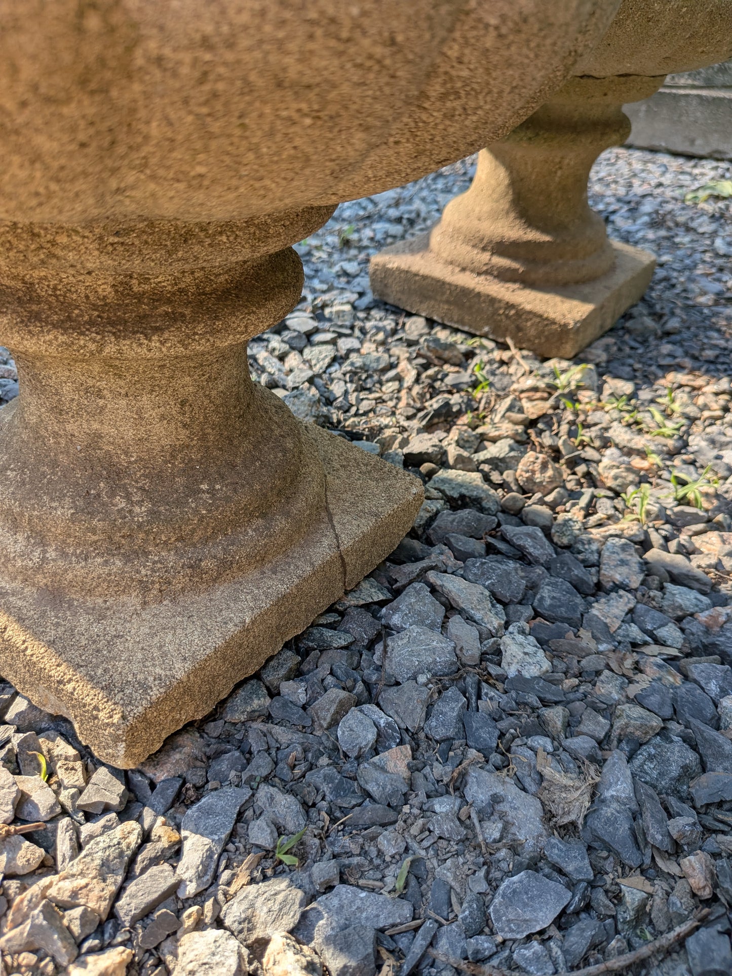 4 British Cast Stone Planters / Jardinieres