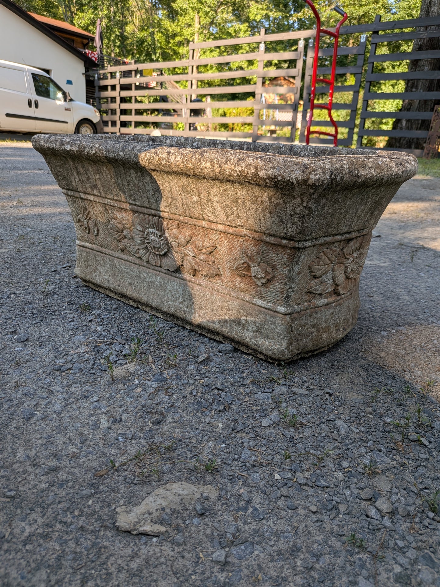 British Cast Stone Planter / Jardiniere