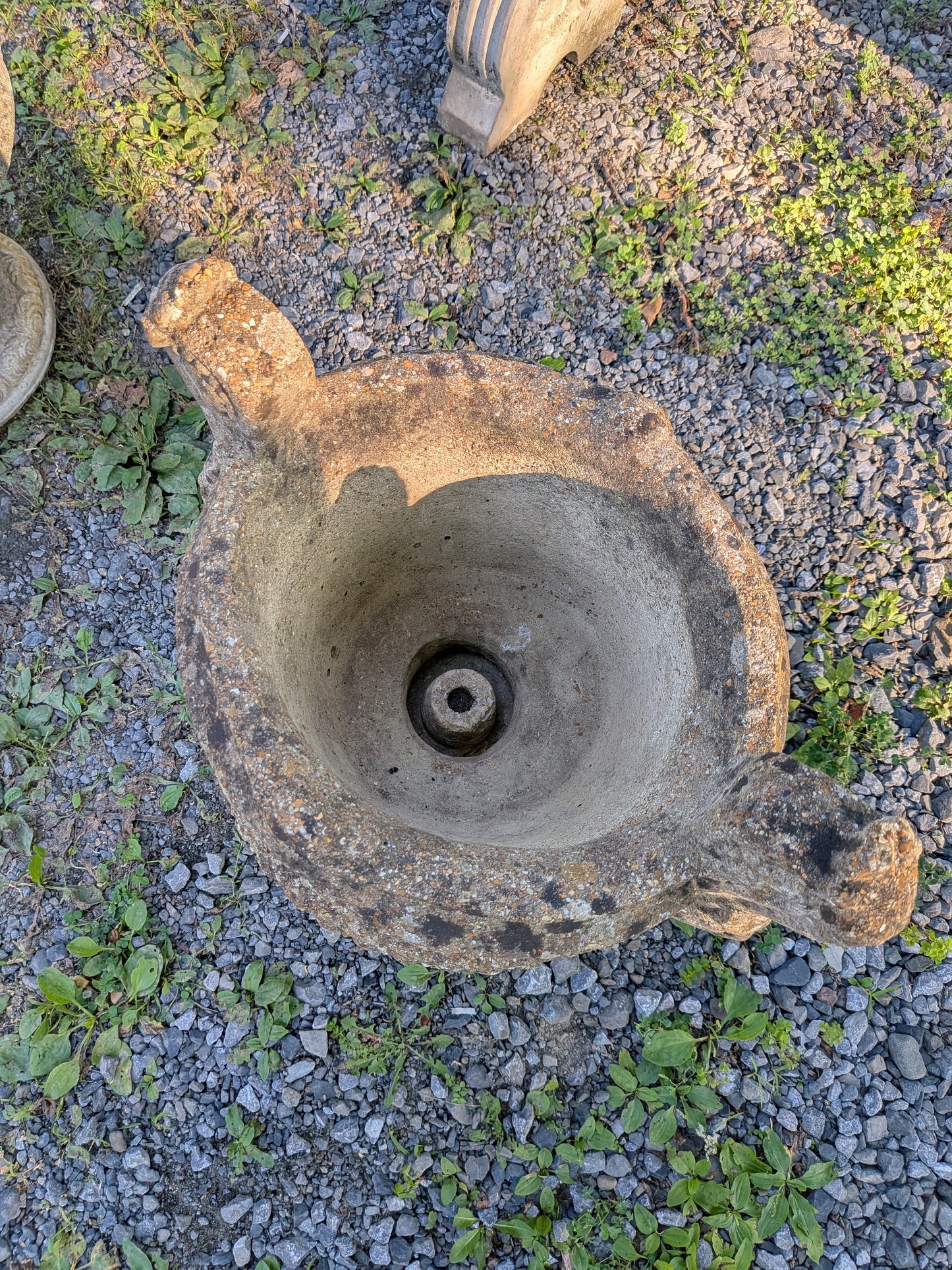 British Cast Stone Planter / Jardiniere