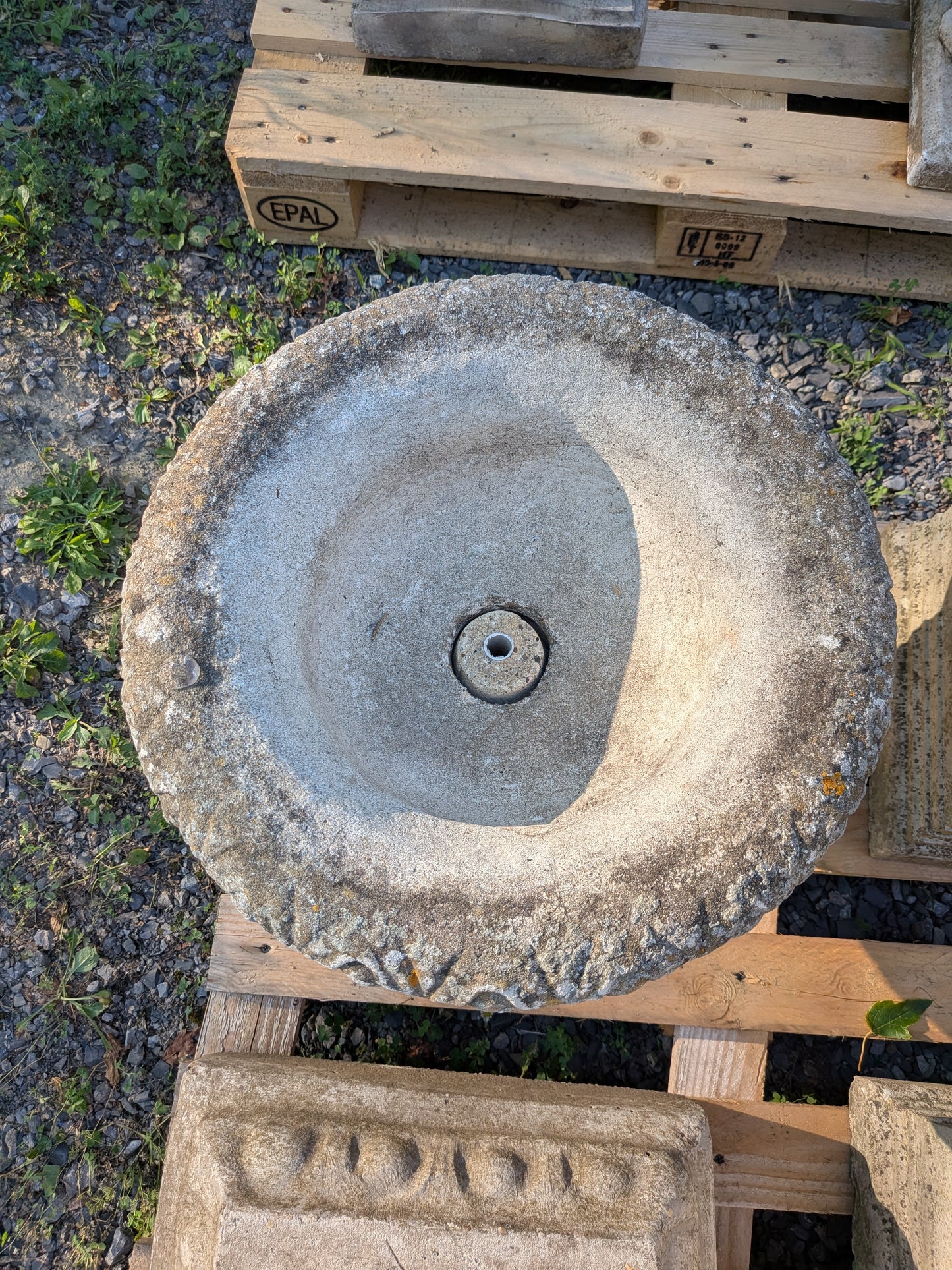 British Cast Stone Planter / Jardiniere