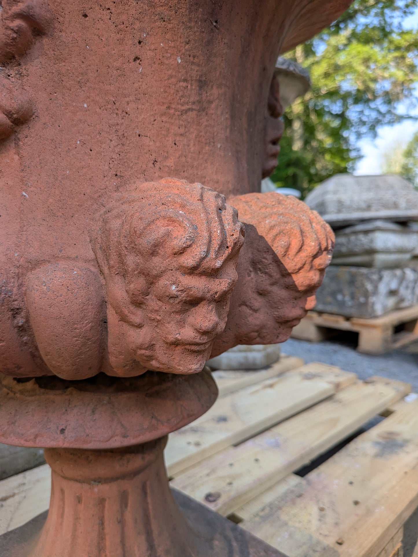British Cast Stone Planter / Jardiniere