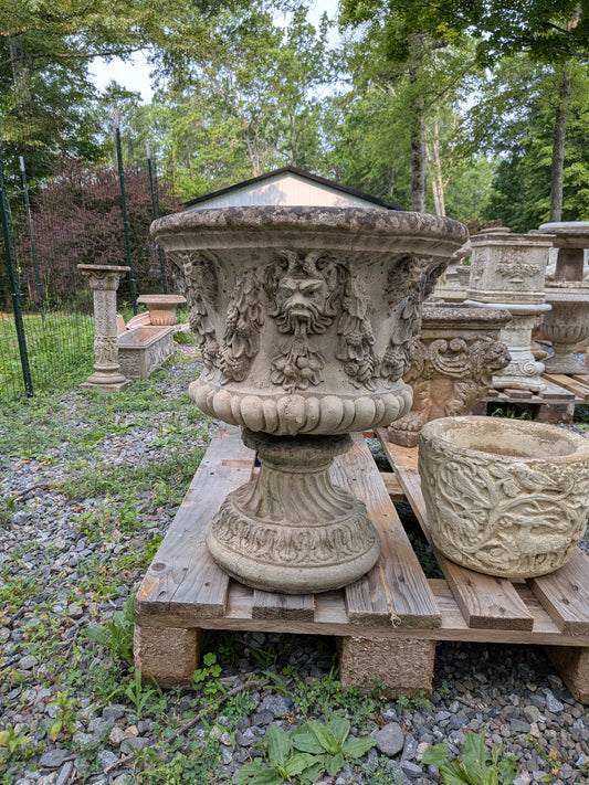 British Cast Stone Planter / Jardiniere
