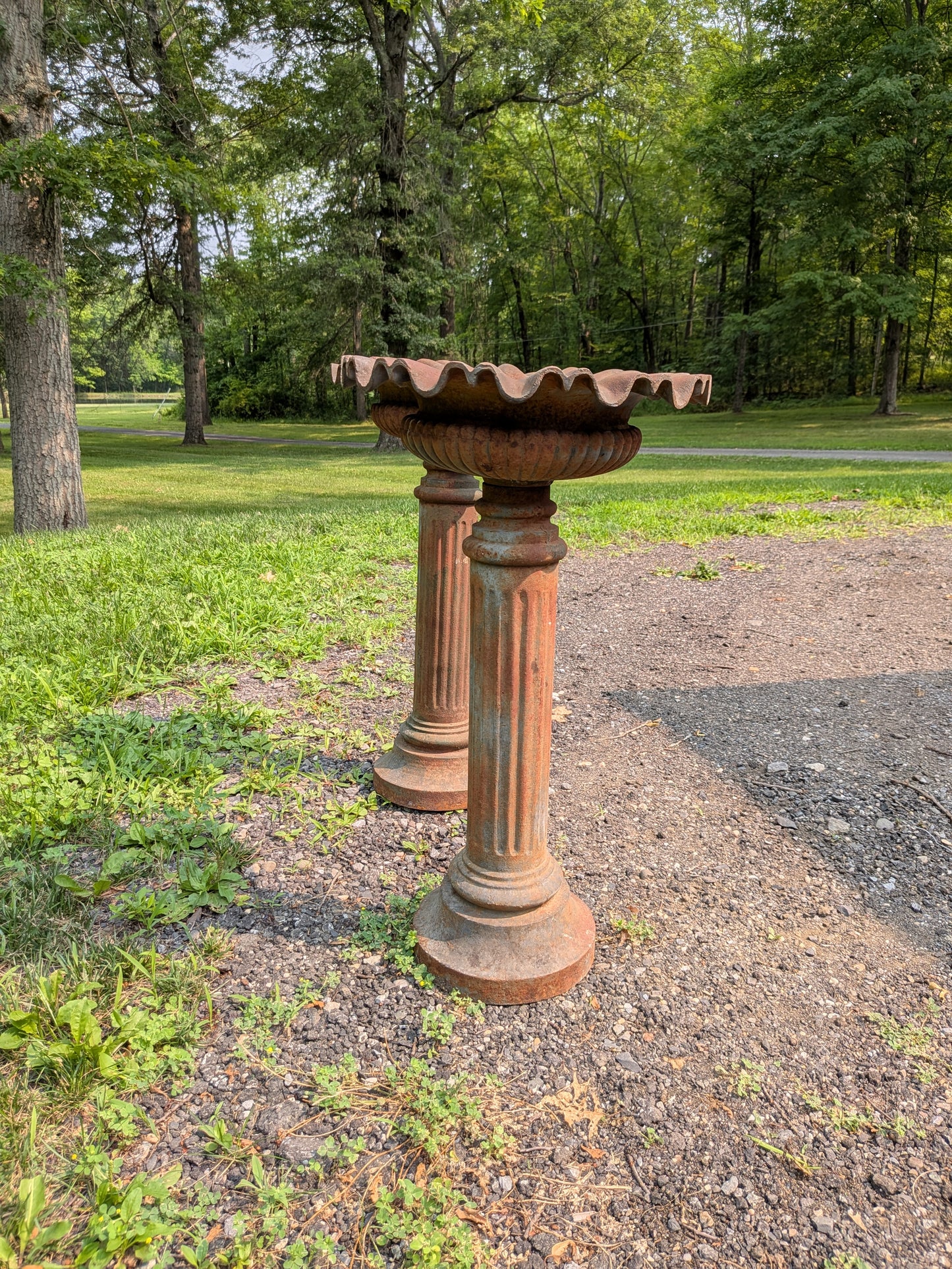 Pair of British Cast Iron Planters / Jardinieres