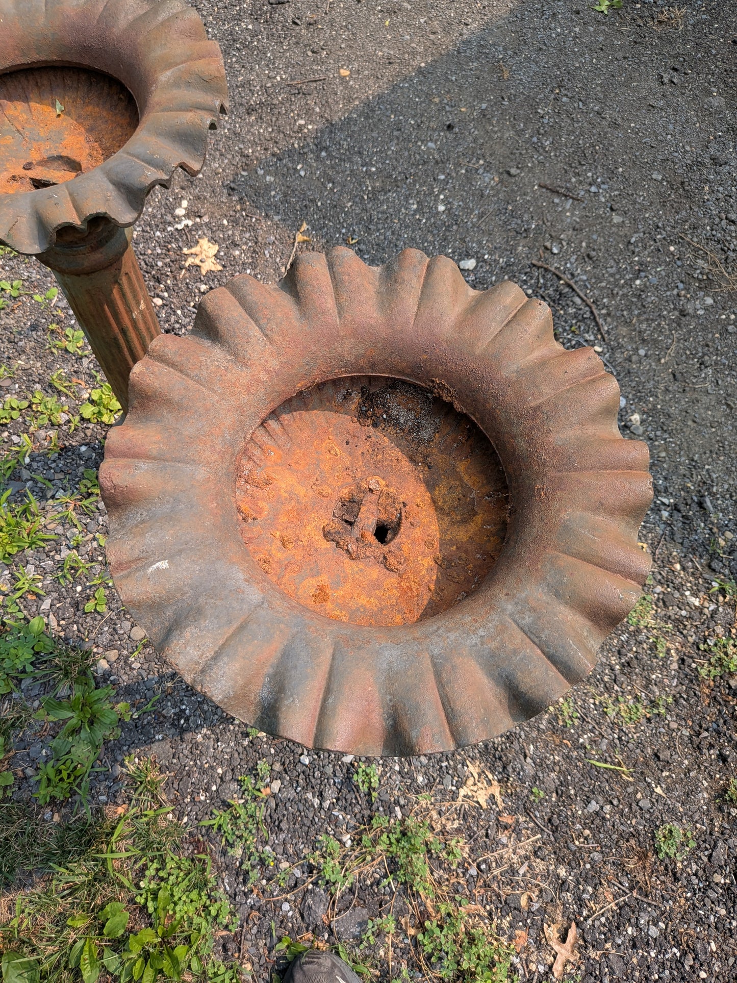 Pair of British Cast Iron Planters / Jardinieres