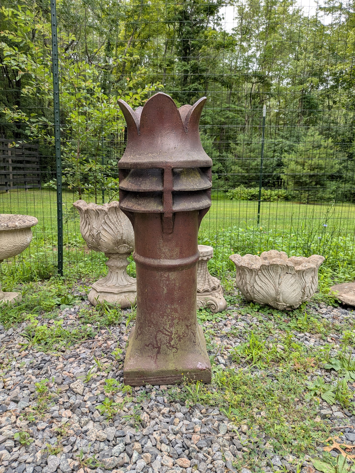 British Salt-Glazed Terracotta Chimney Pot