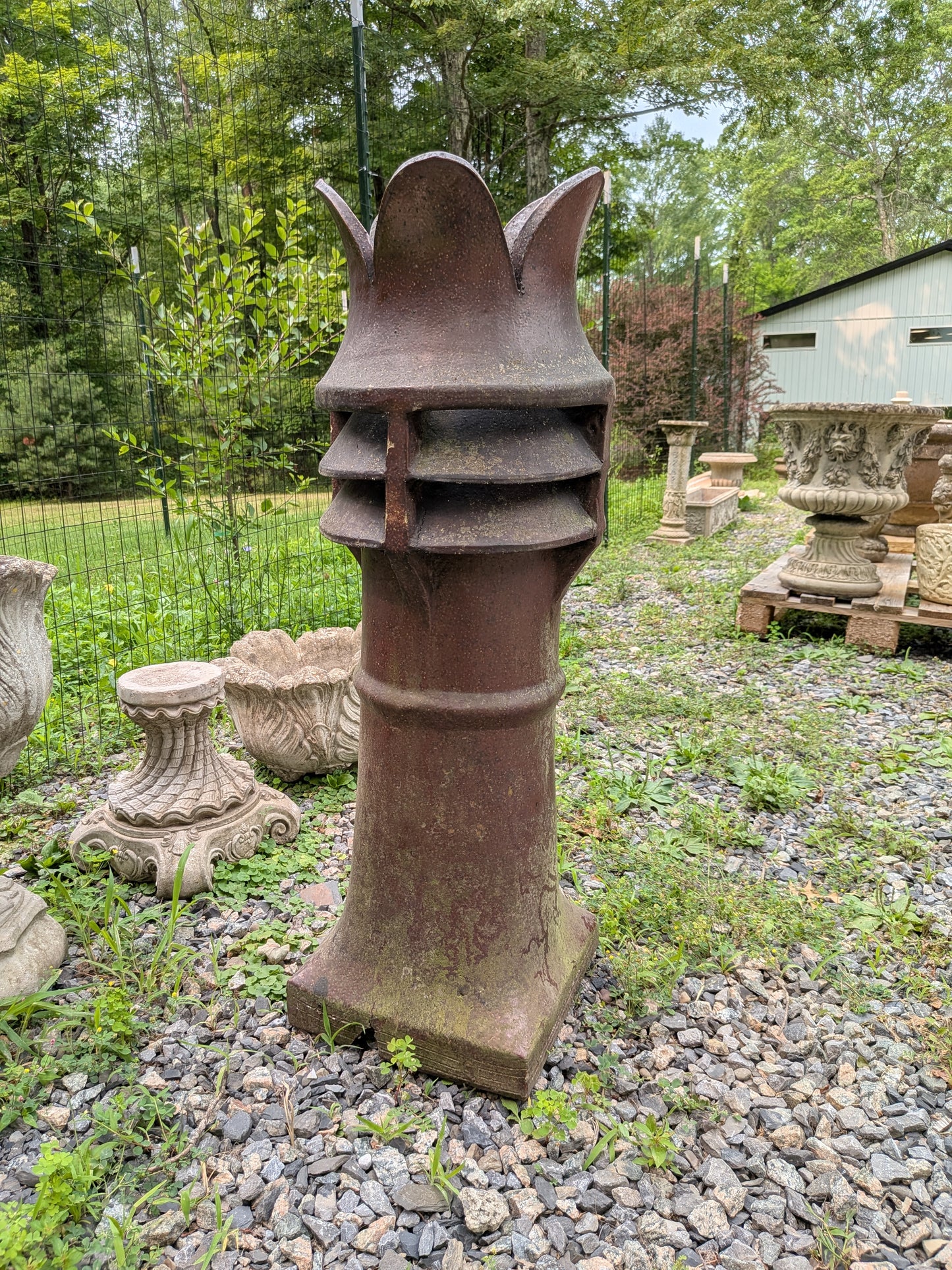 British Salt-Glazed Terracotta Chimney Pot