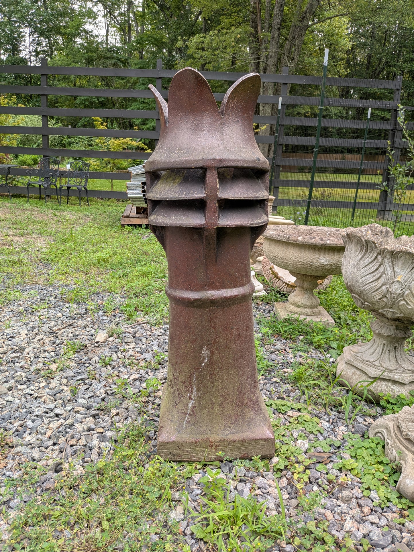 British Salt-Glazed Terracotta Chimney Pot