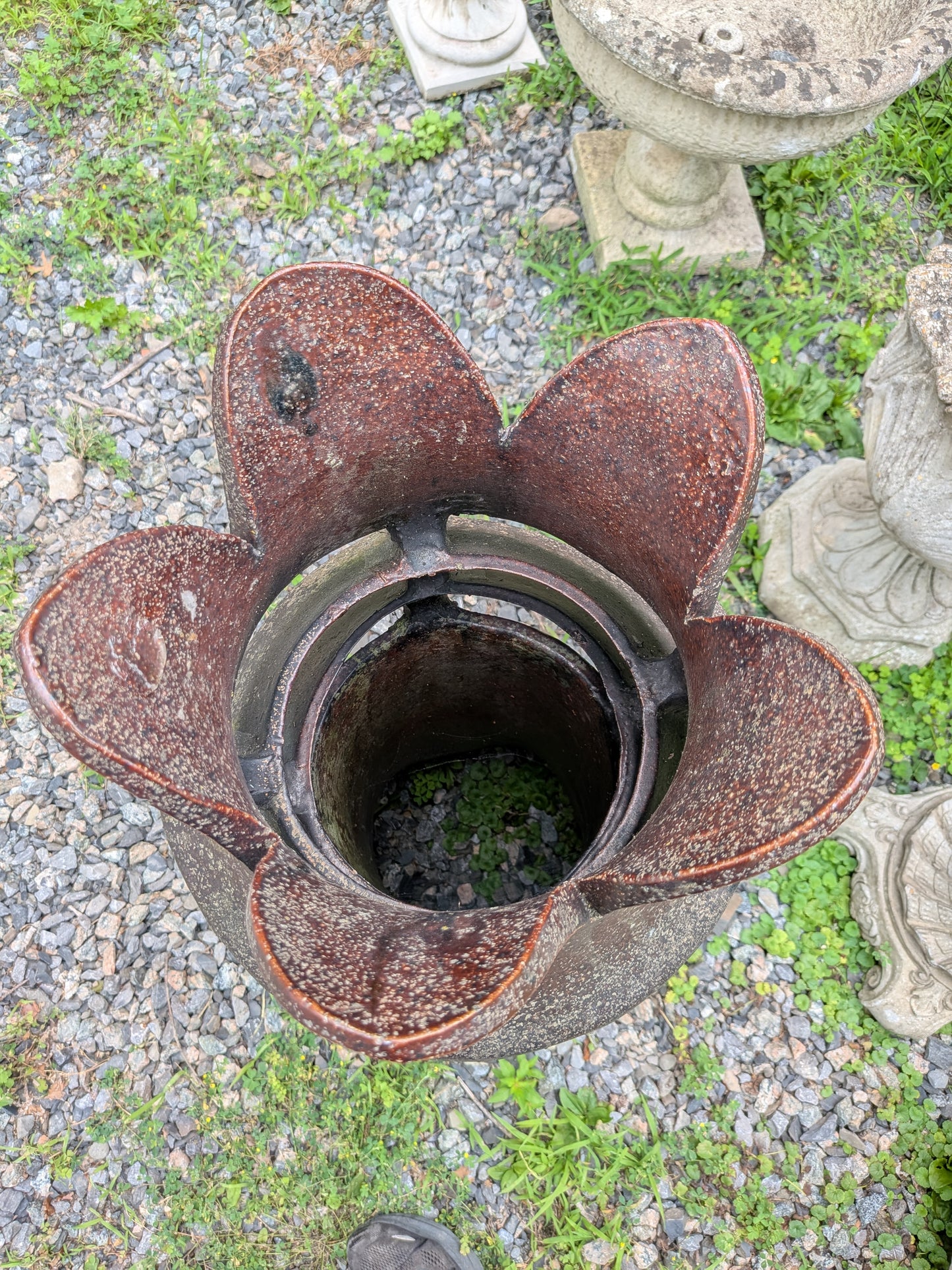 British Salt-Glazed Terracotta Chimney Pot