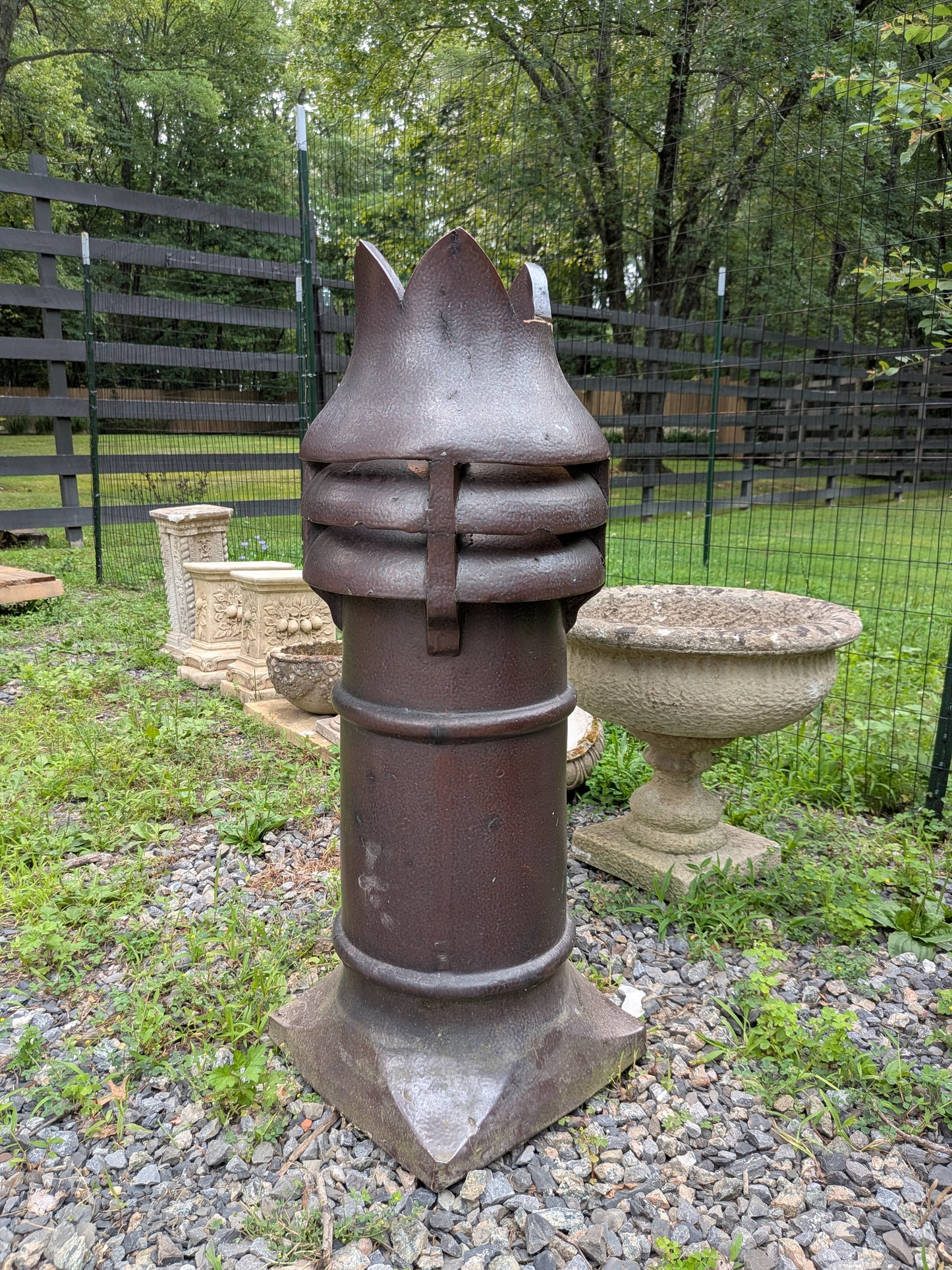 British Salt-Glazed Terracotta Chimney Pot