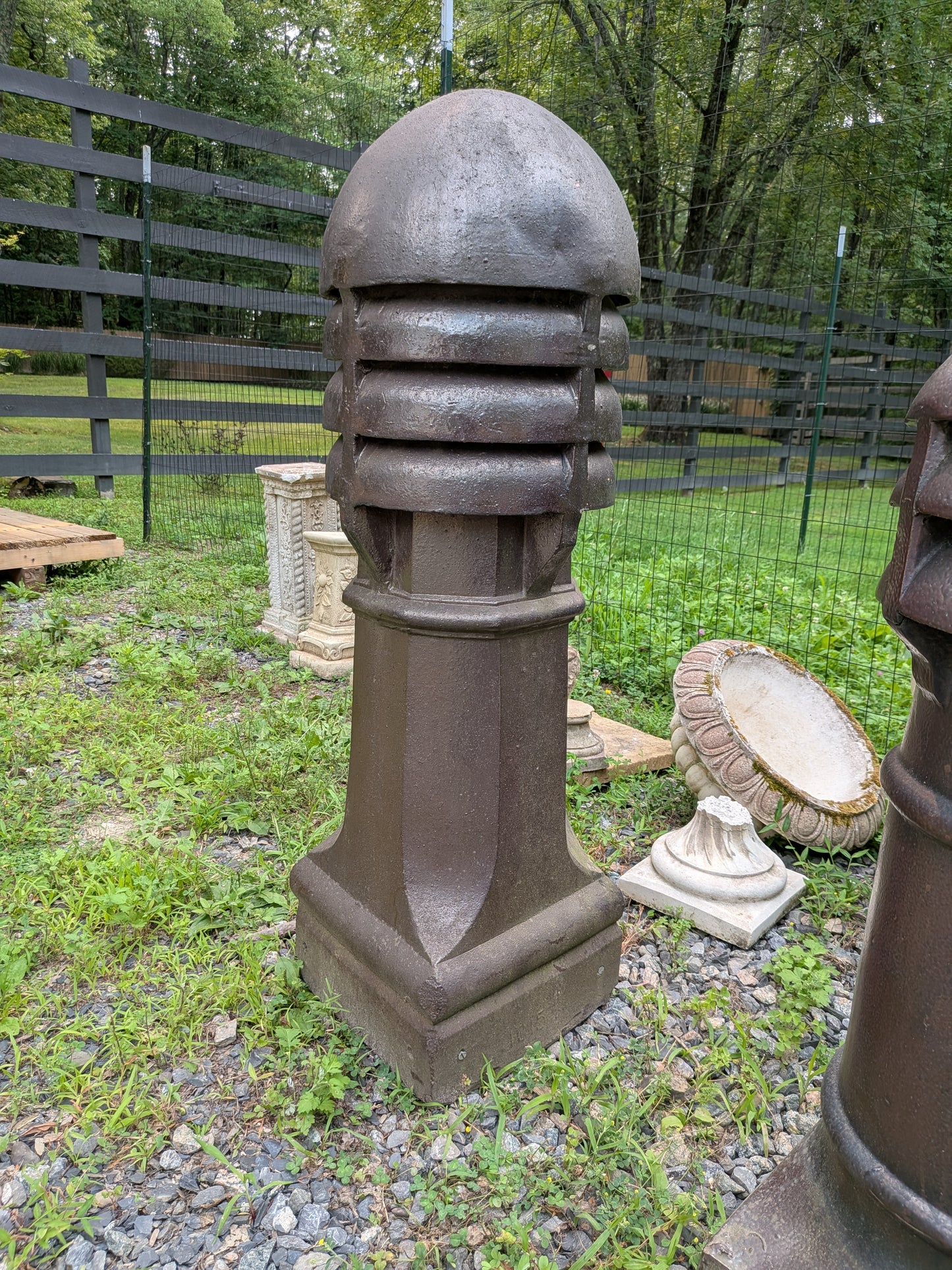 British Salt-Glazed Terracotta Chimney Pot