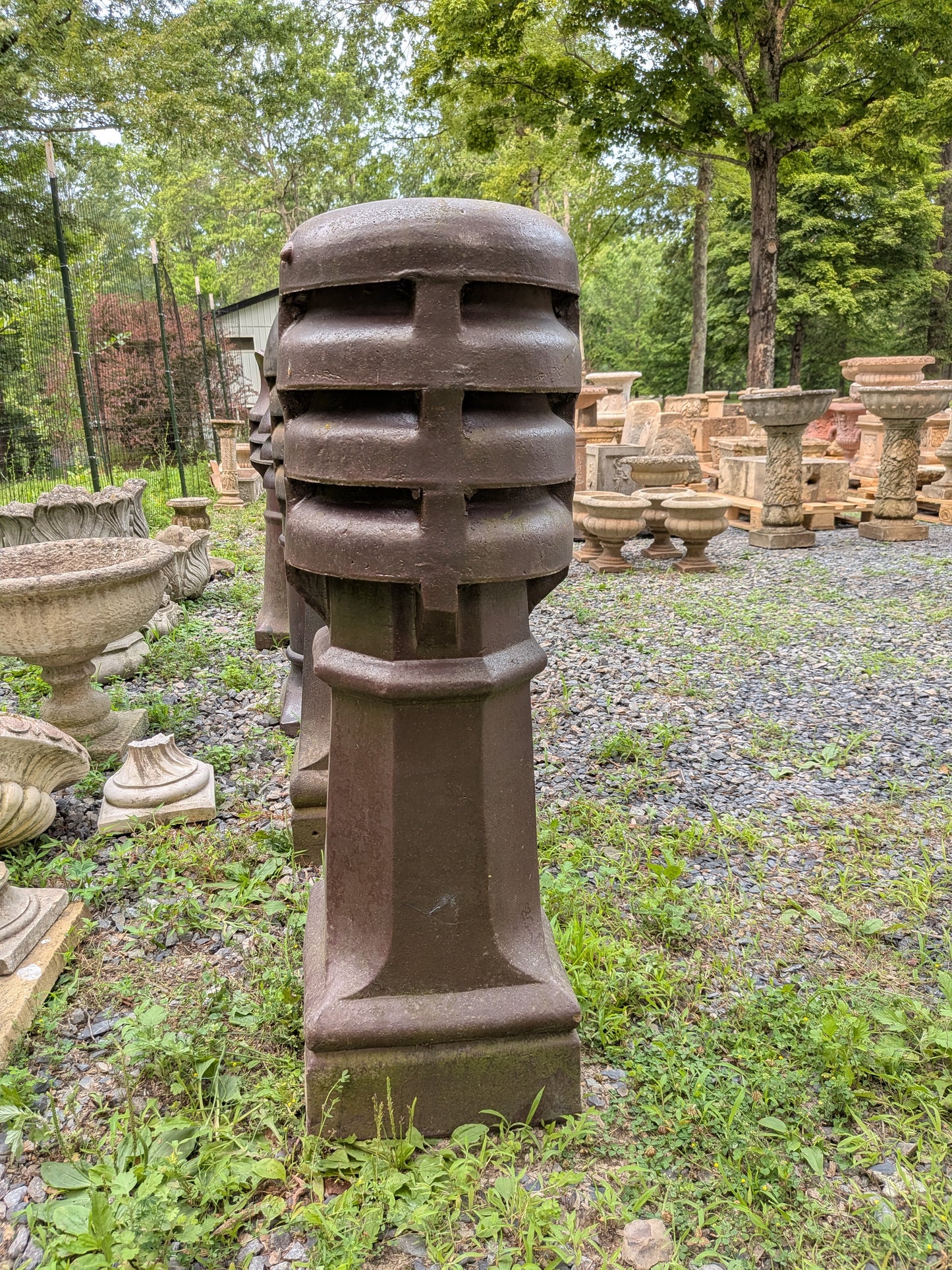 British Salt-Glazed Terracotta Chimney Pot