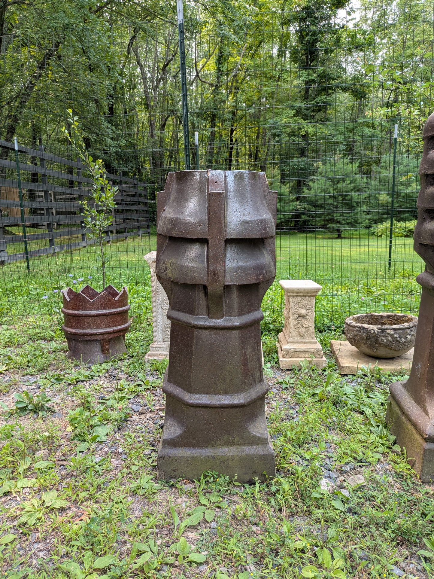 British Salt-Glazed Terracotta Chimney Pot