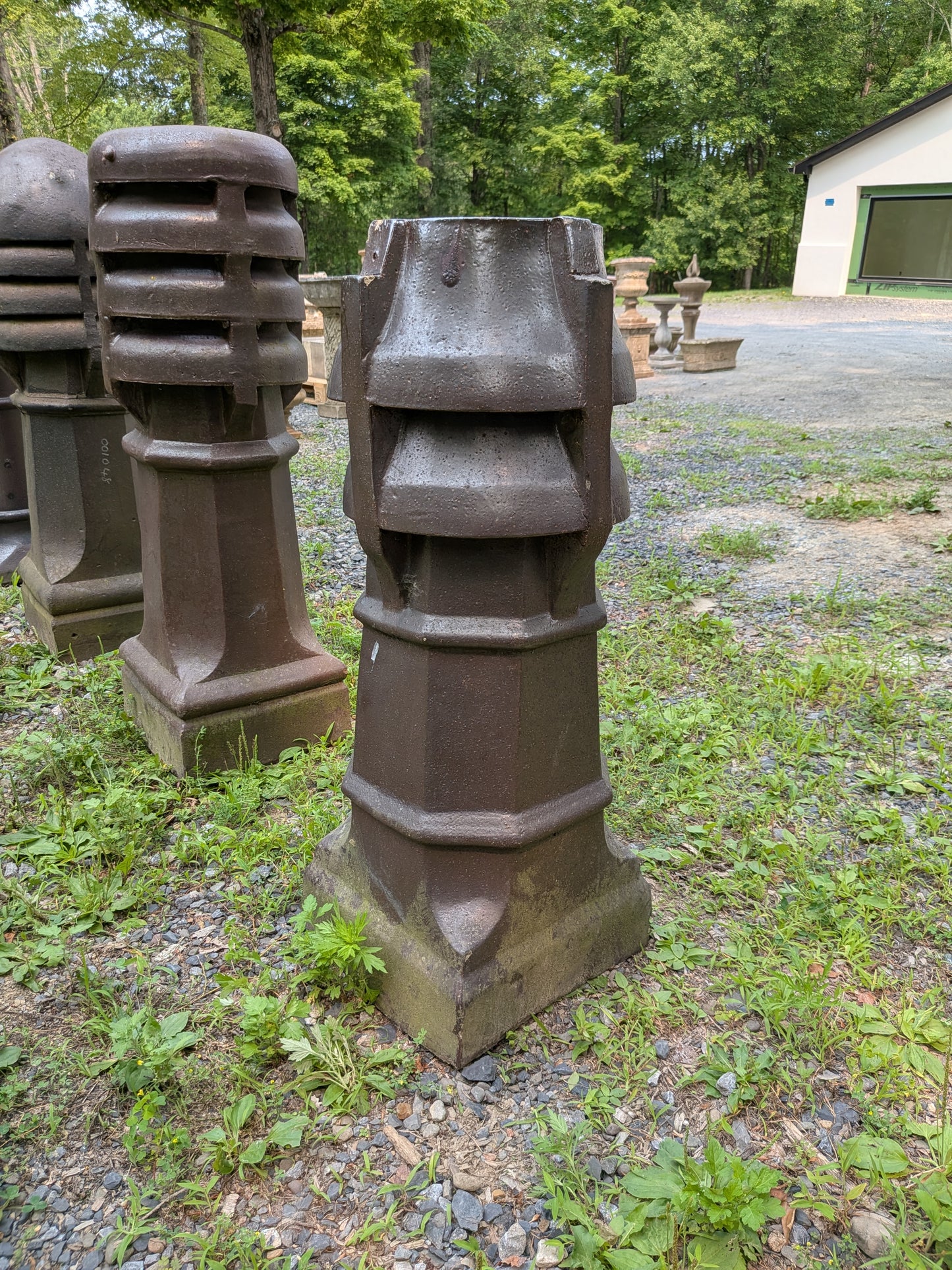 British Salt-Glazed Terracotta Chimney Pot