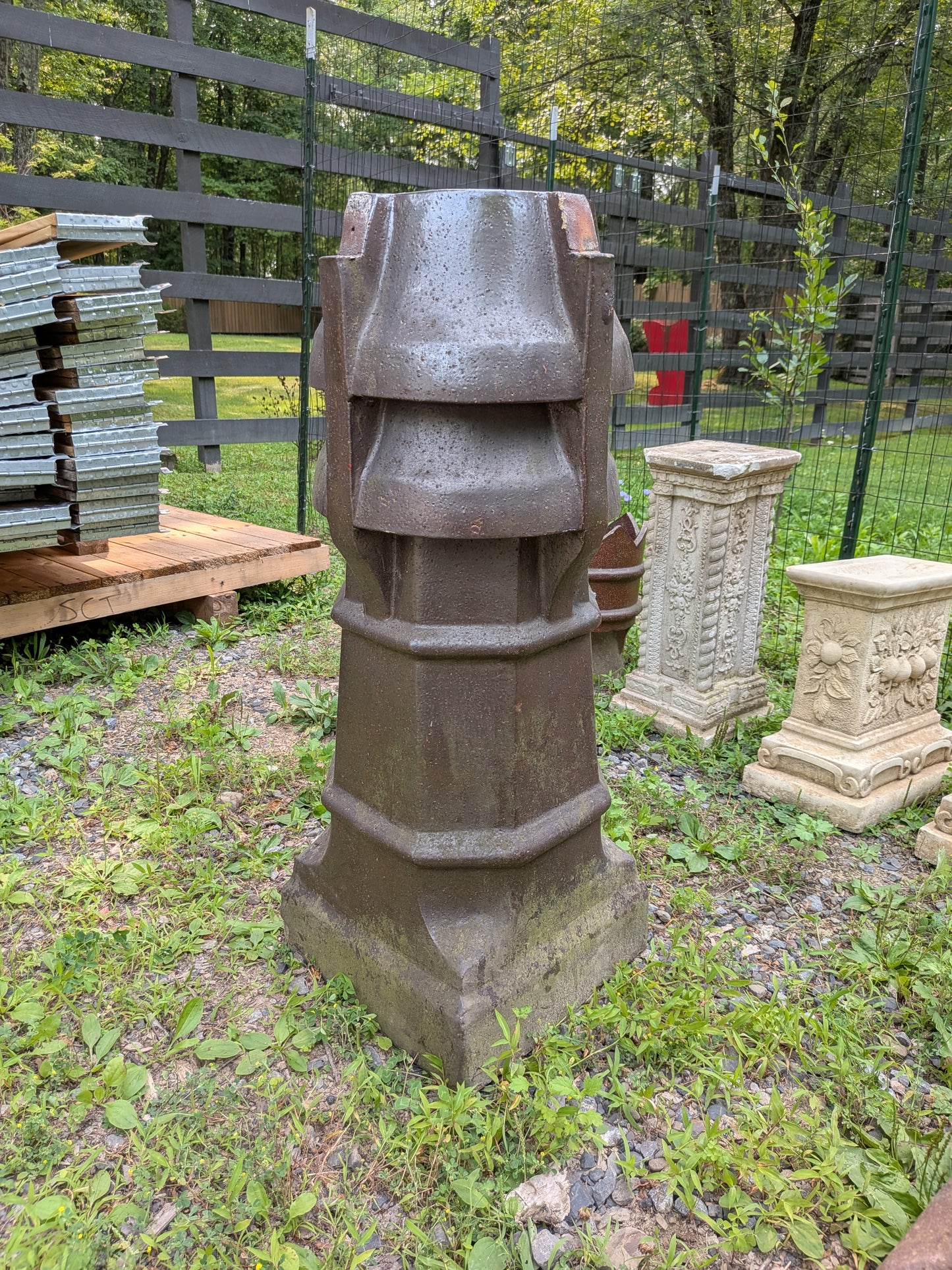 British Salt-Glazed Terracotta Chimney Pot