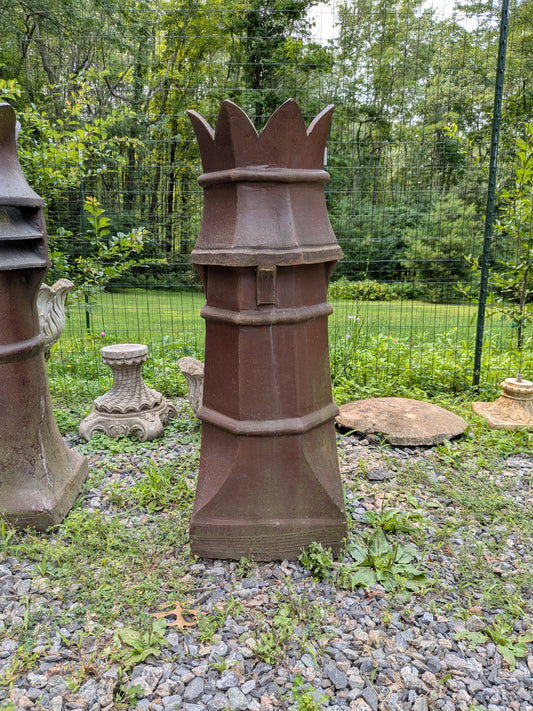British Salt-Glazed Terracotta Chimney Pot