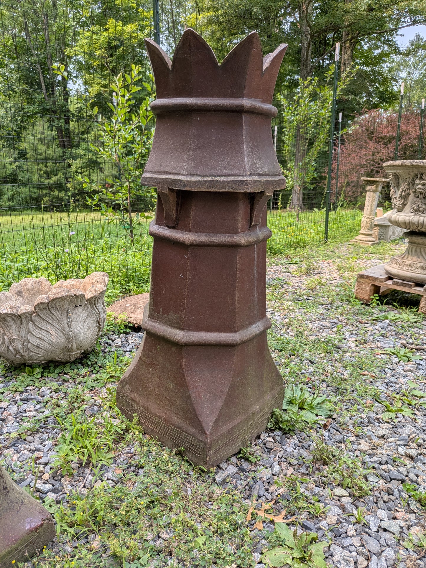 British Salt-Glazed Terracotta Chimney Pot