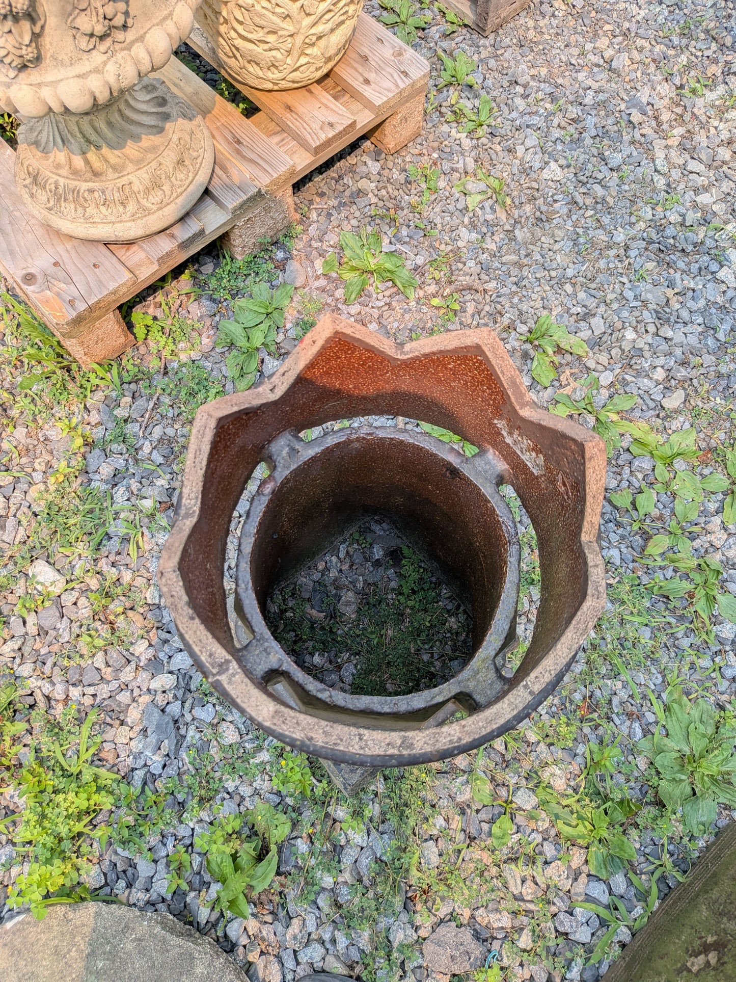 British Salt-Glazed Terracotta Chimney Pot