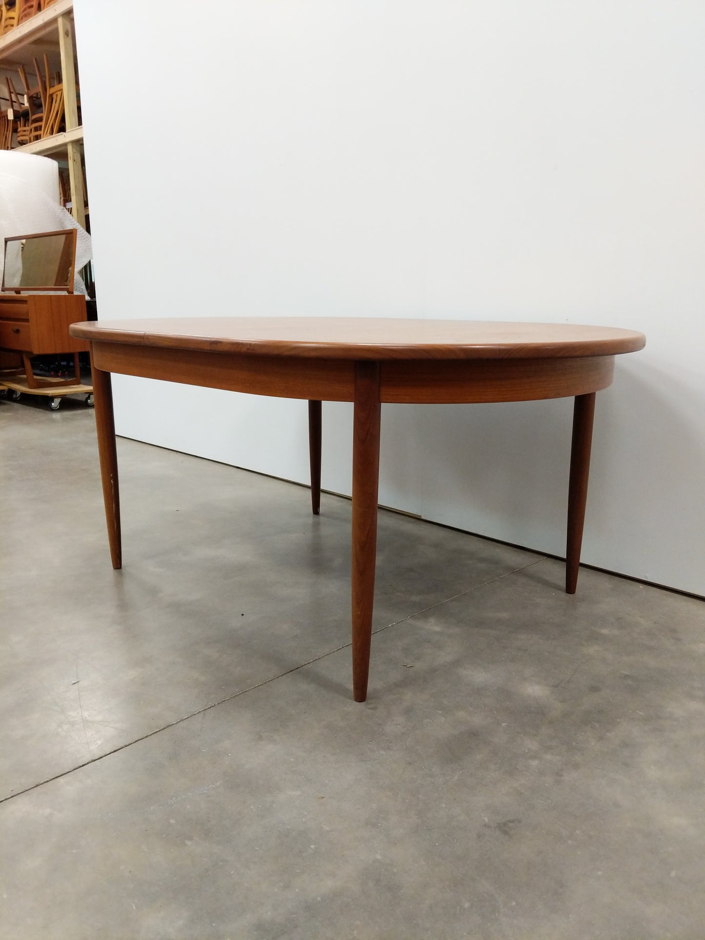 Vintage Mid Century Modern Teak Extendable Dining Table by G Plan