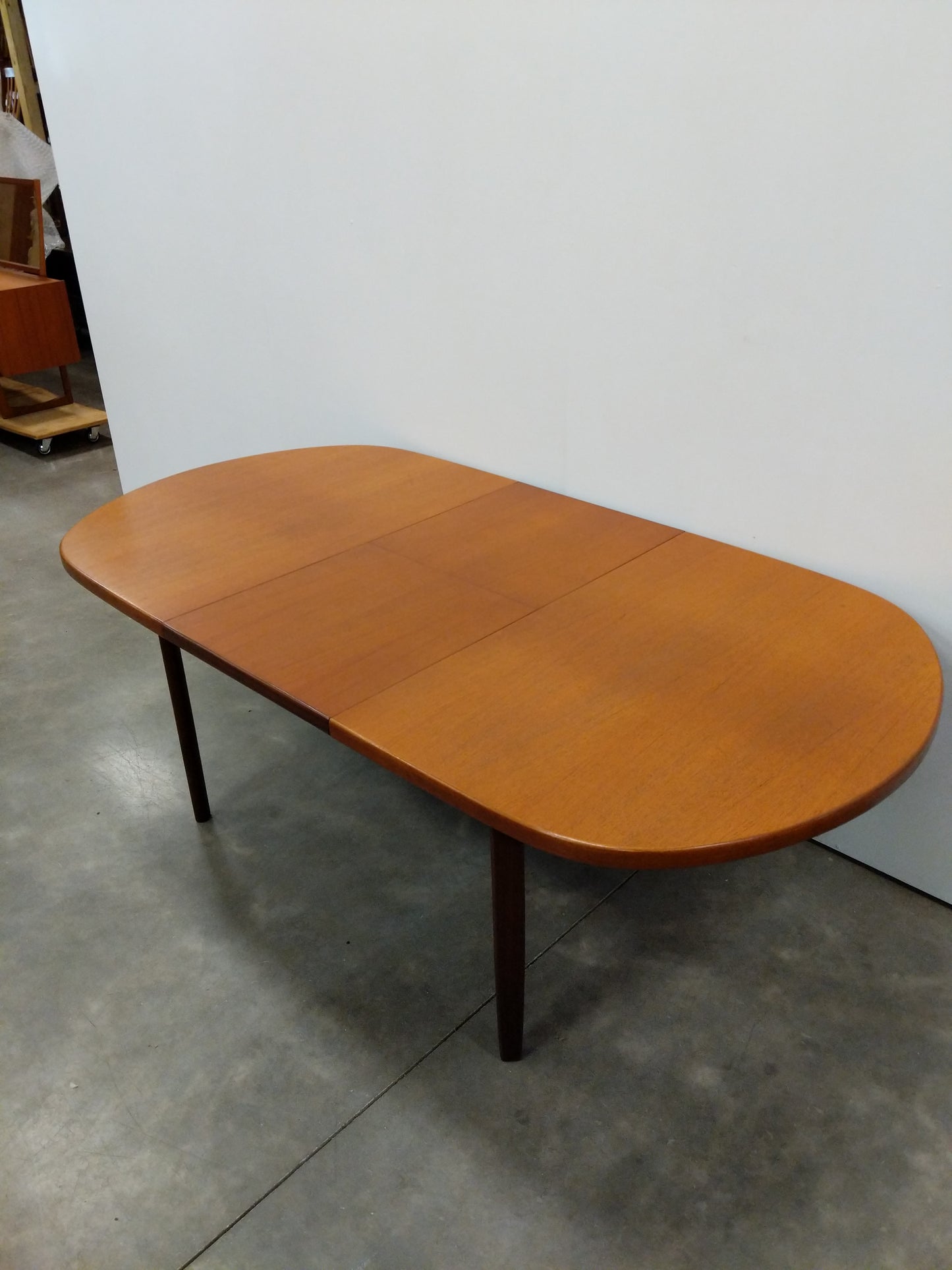 Vintage Mid Century Modern Teak Extendable Dining Table by Elliots of Newbury